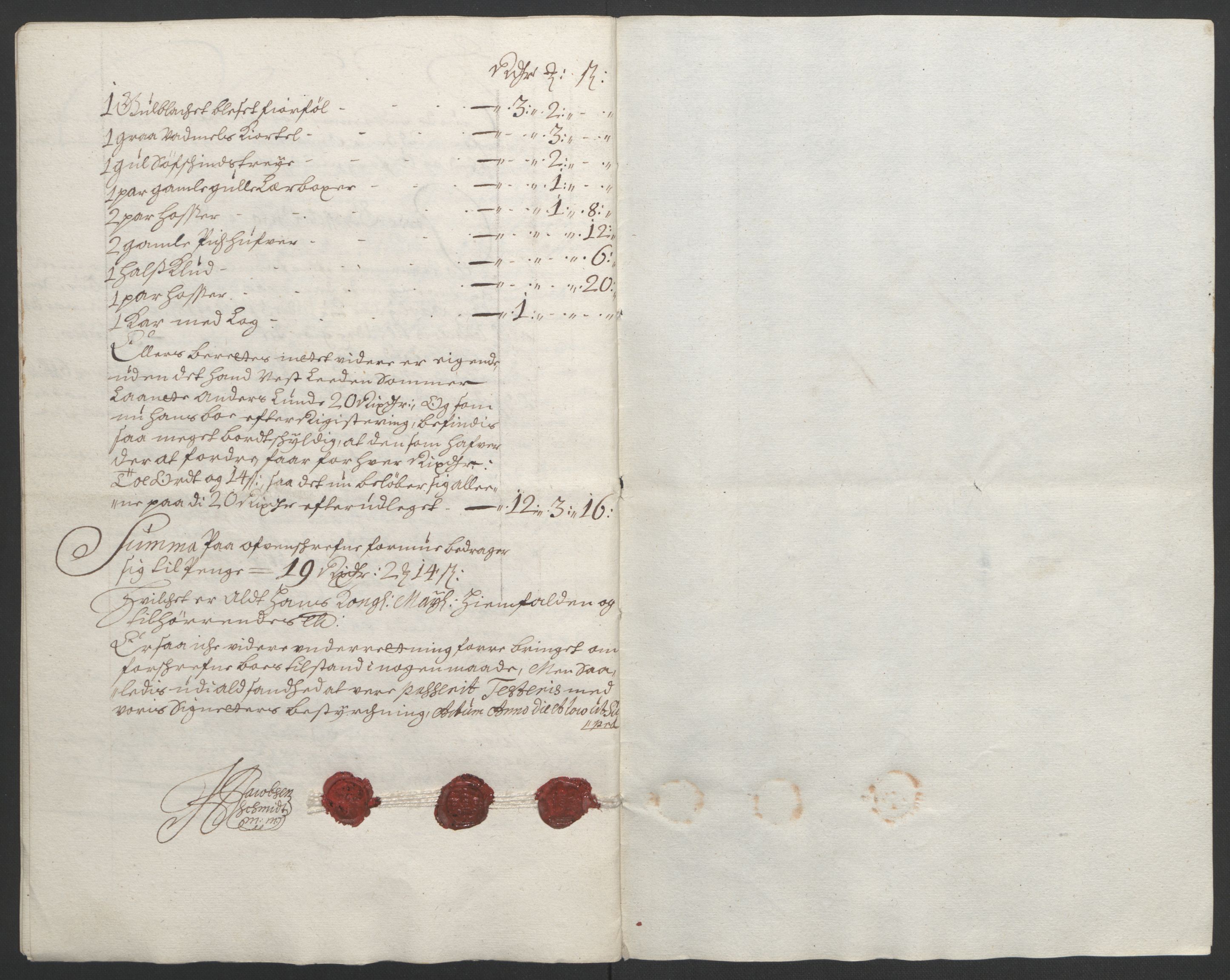 Rentekammeret inntil 1814, Reviderte regnskaper, Fogderegnskap, RA/EA-4092/R17/L1169: Fogderegnskap Gudbrandsdal, 1695, s. 42