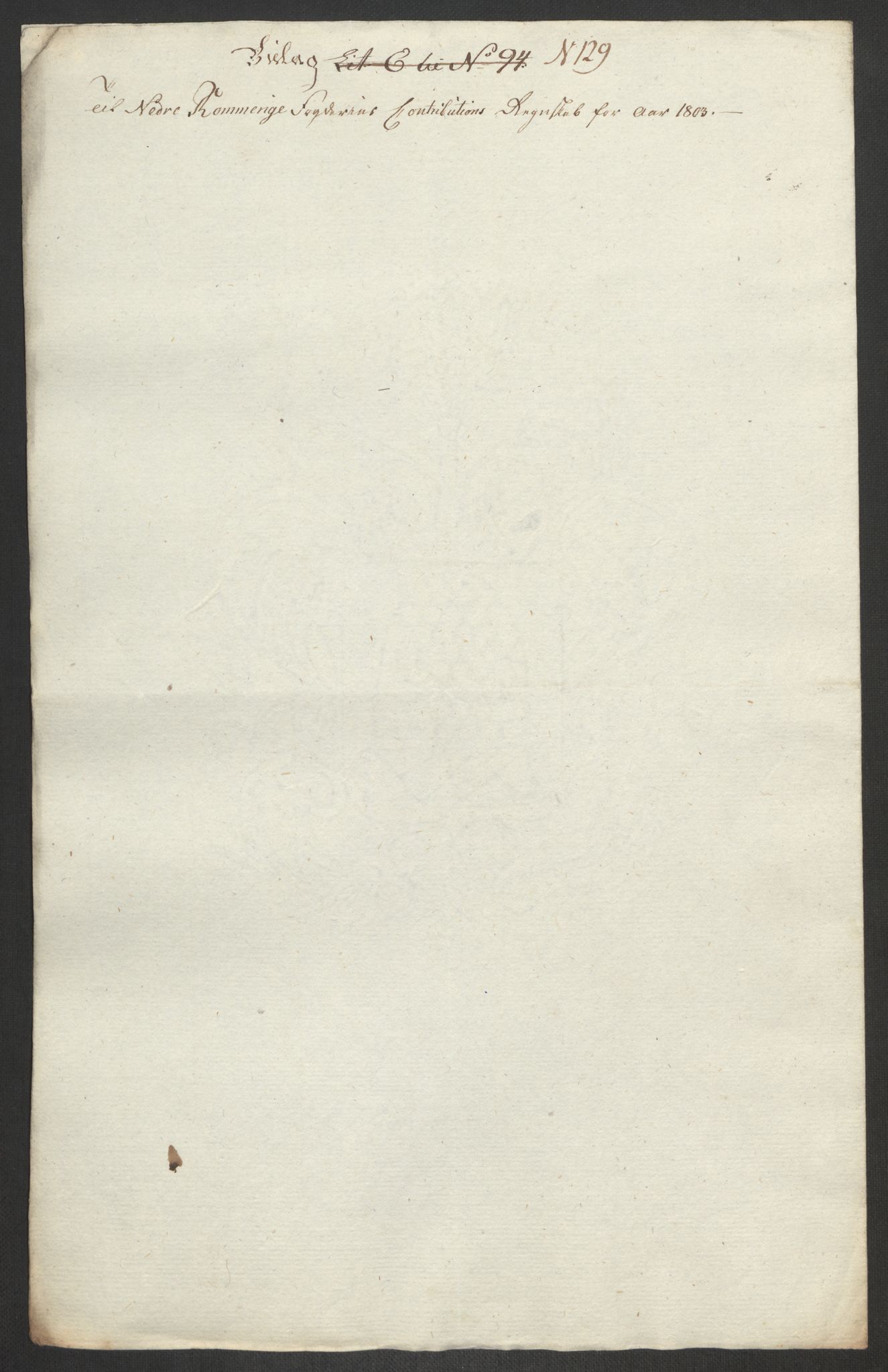 Rentekammeret inntil 1814, Reviderte regnskaper, Fogderegnskap, AV/RA-EA-4092/R11/L0679: Fogderegnskap Nedre Romerike, 1803, s. 373