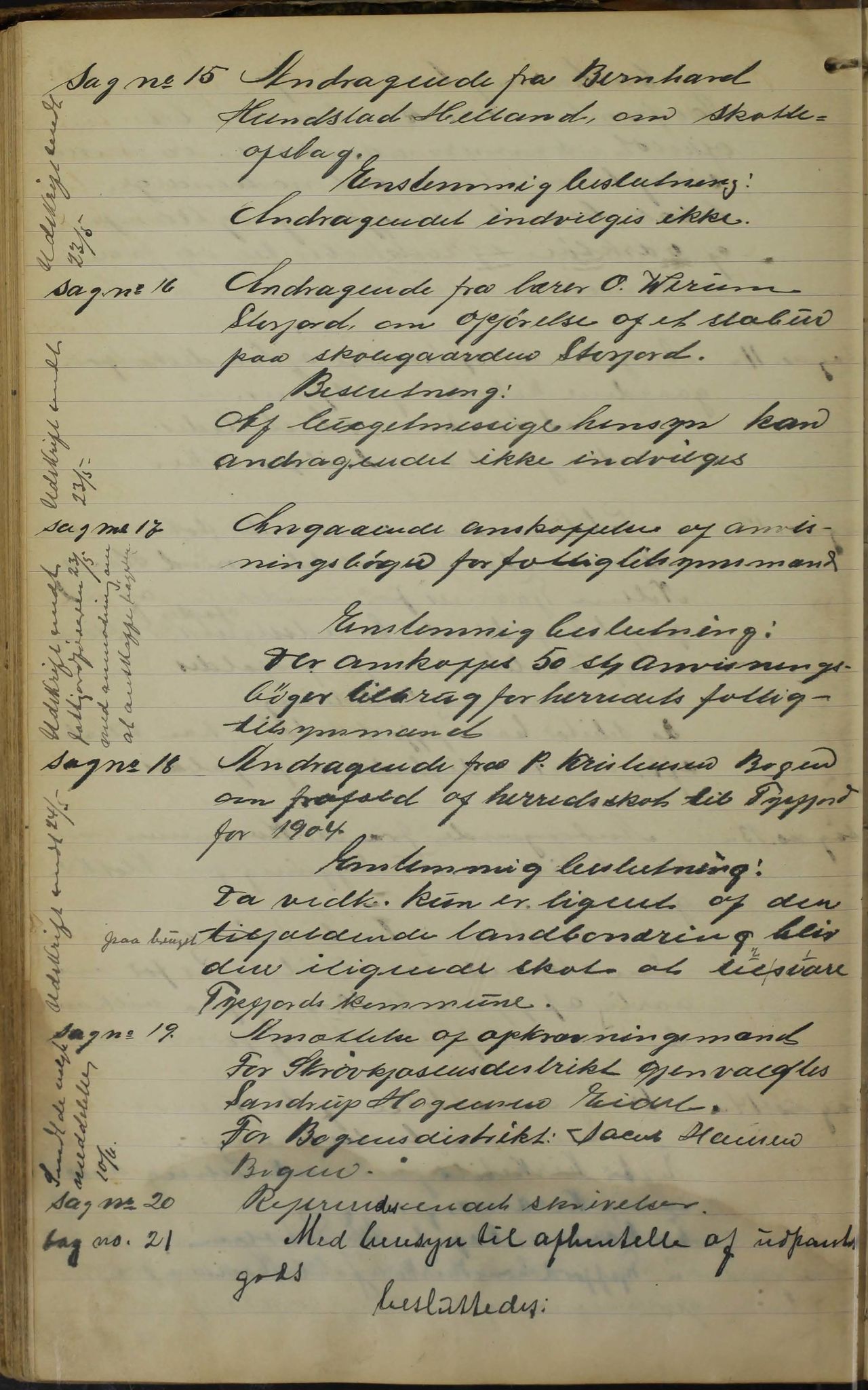 Tysfjord kommune. Formannskapet, AIN/K-18500.150/100/L0002: Forhandlingsprotokoll for Tysfjordens formandskap, 1895-1912