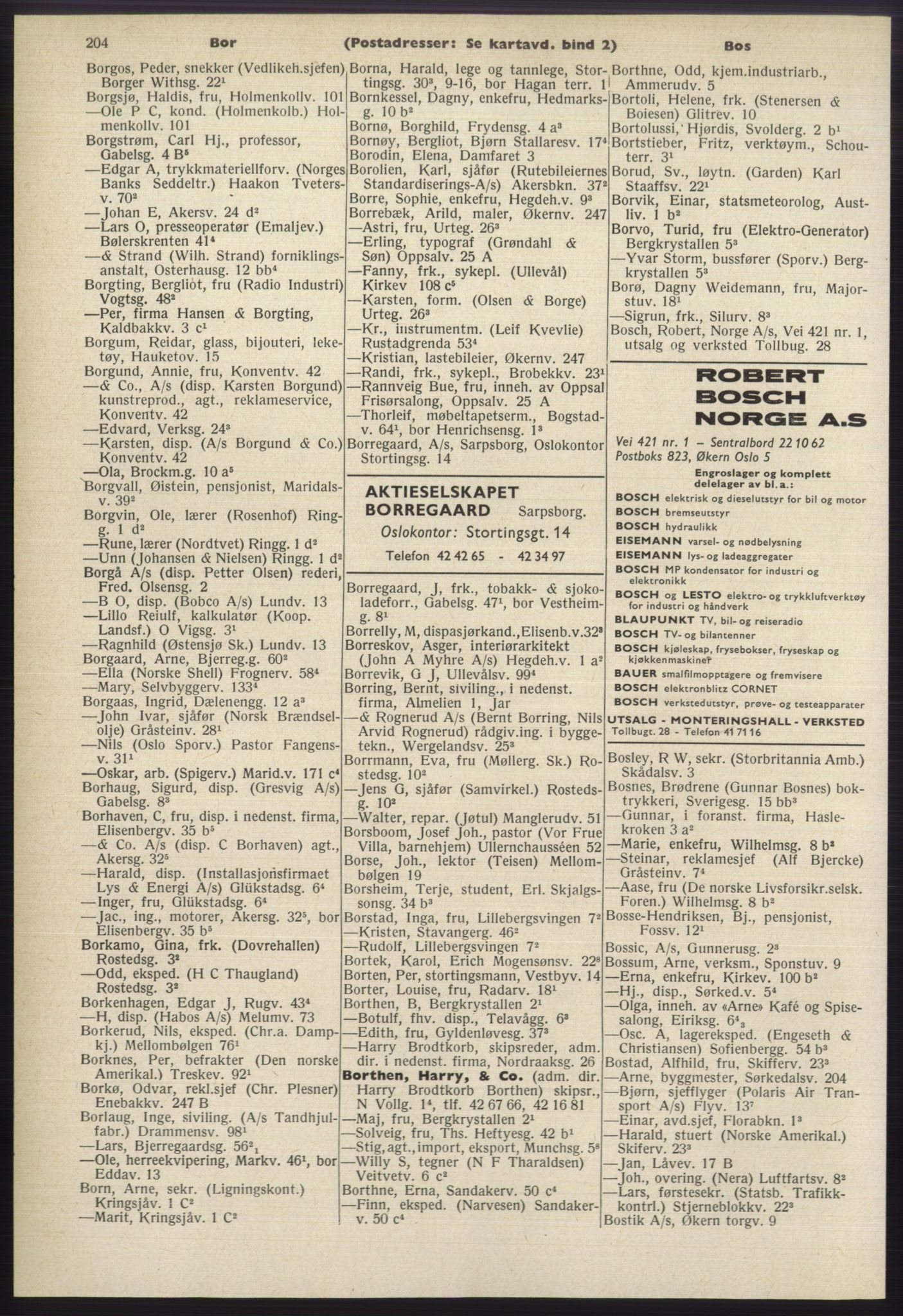 Kristiania/Oslo adressebok, PUBL/-, 1965-1966, s. 204