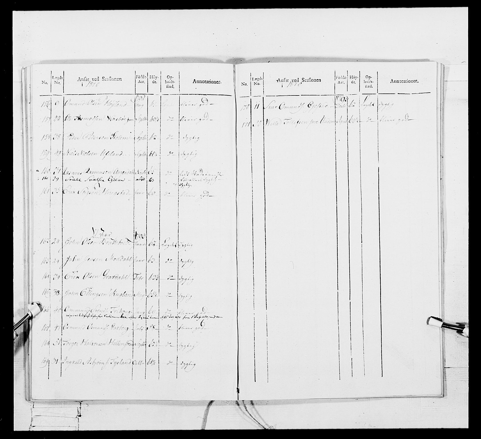 Generalitets- og kommissariatskollegiet, Det kongelige norske kommissariatskollegium, AV/RA-EA-5420/E/Eh/L0111: Vesterlenske nasjonale infanteriregiment, 1810, s. 533