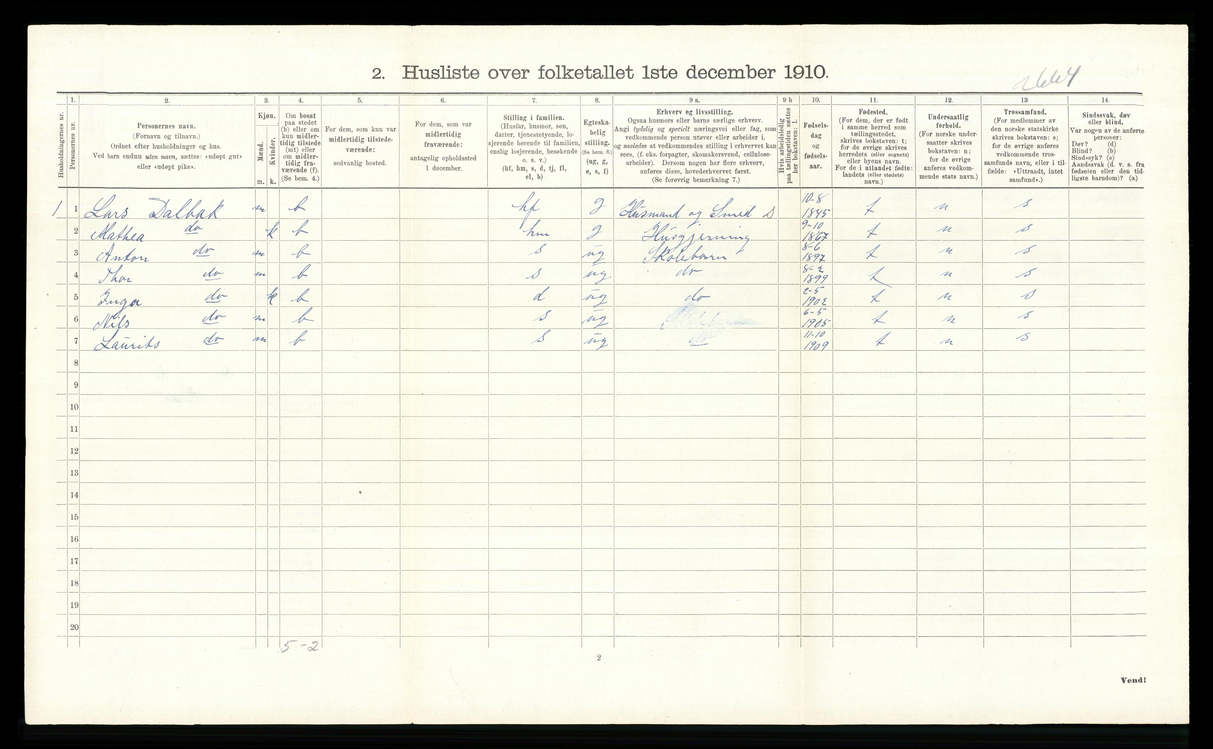 RA, Folketelling 1910 for 0520 Ringebu herred, 1910, s. 1003