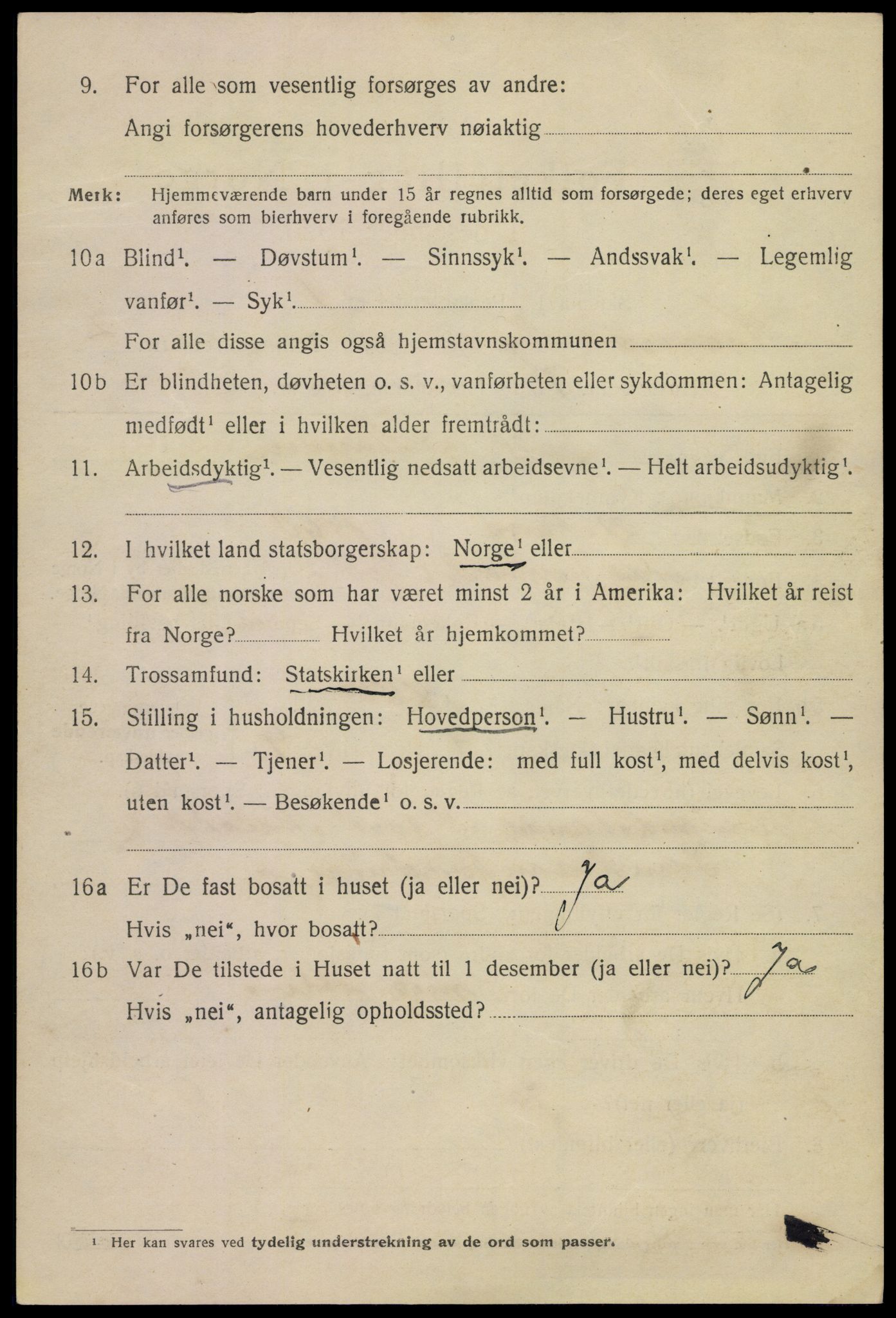 SAKO, Folketelling 1920 for 0801 Kragerø kjøpstad, 1920, s. 5434