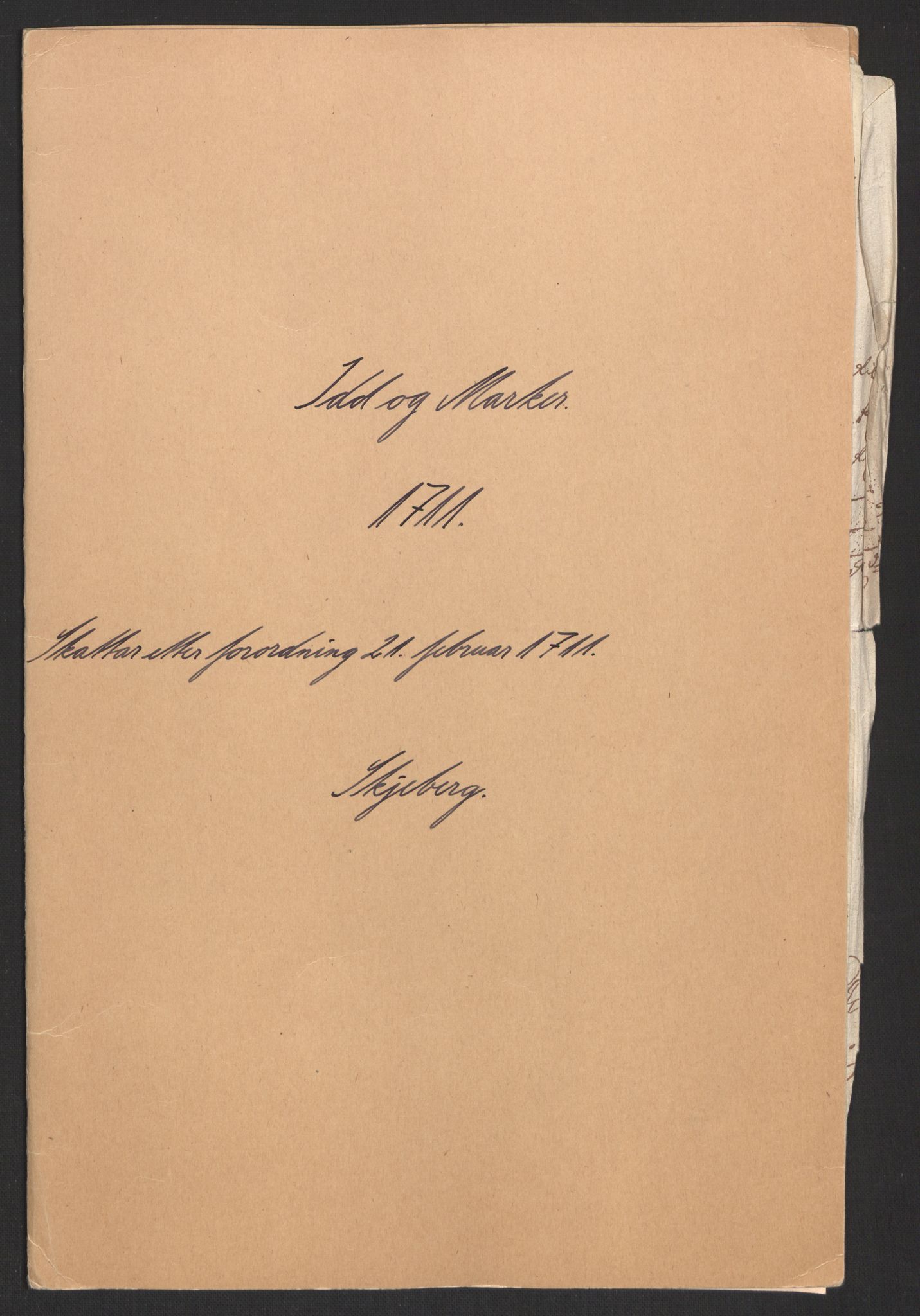 Rentekammeret inntil 1814, Reviderte regnskaper, Fogderegnskap, RA/EA-4092/R01/L0020: Fogderegnskap Idd og Marker, 1711, s. 288