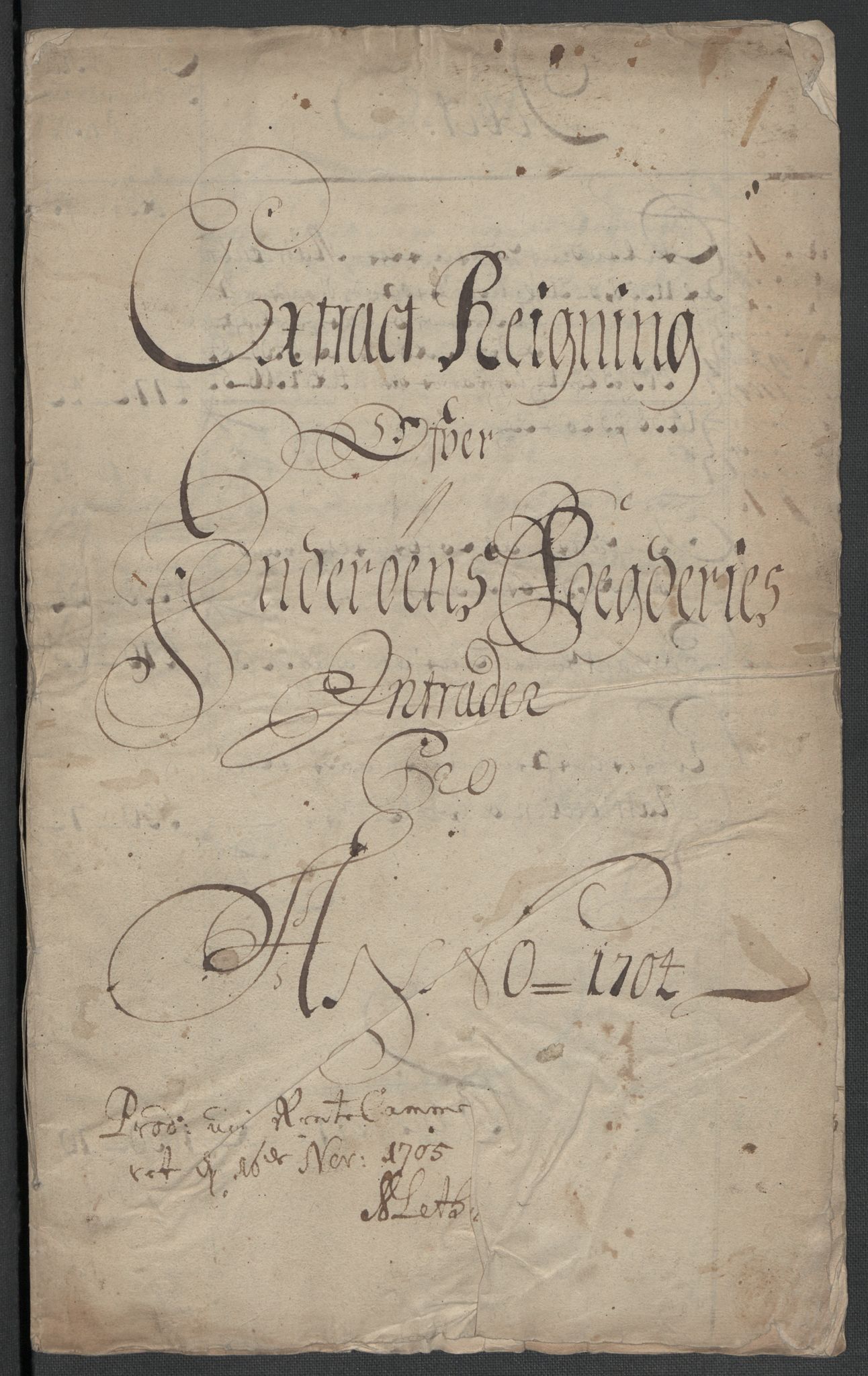 Rentekammeret inntil 1814, Reviderte regnskaper, Fogderegnskap, AV/RA-EA-4092/R63/L4313: Fogderegnskap Inderøy, 1703-1704, s. 315