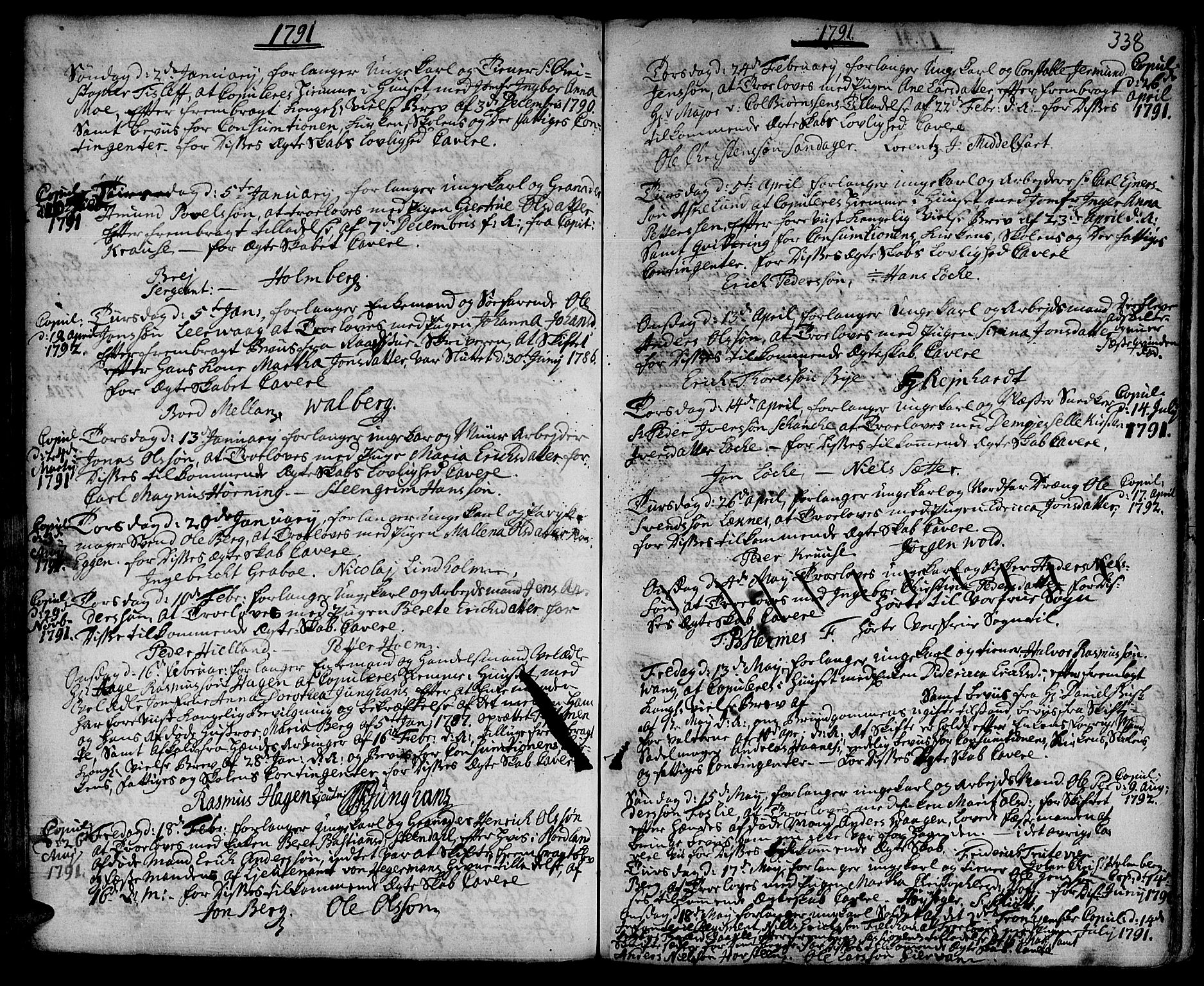 Ministerialprotokoller, klokkerbøker og fødselsregistre - Sør-Trøndelag, AV/SAT-A-1456/601/L0038: Ministerialbok nr. 601A06, 1766-1877, s. 338