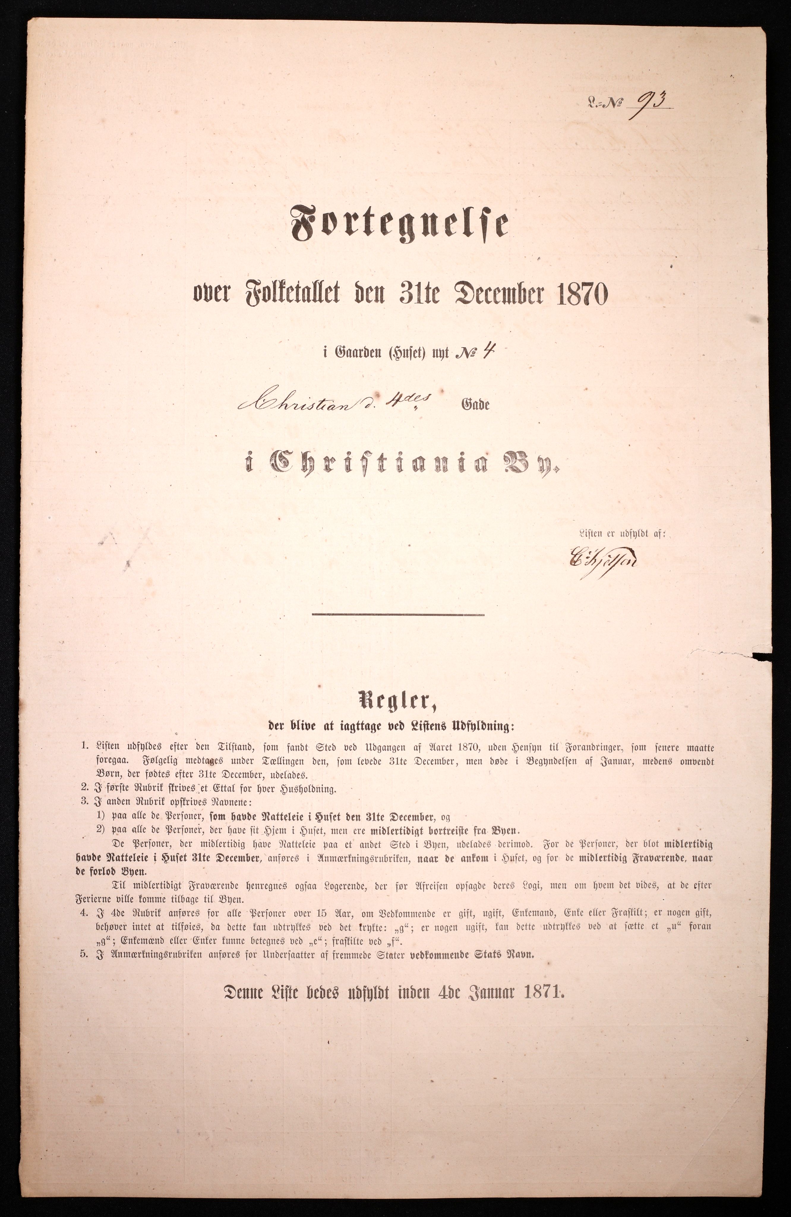 RA, Folketelling 1870 for 0301 Kristiania kjøpstad, 1870, s. 578