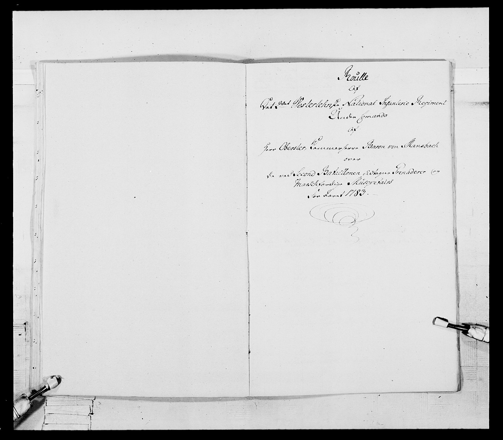 Generalitets- og kommissariatskollegiet, Det kongelige norske kommissariatskollegium, AV/RA-EA-5420/E/Eh/L0107: 2. Vesterlenske nasjonale infanteriregiment, 1782-1789, s. 55