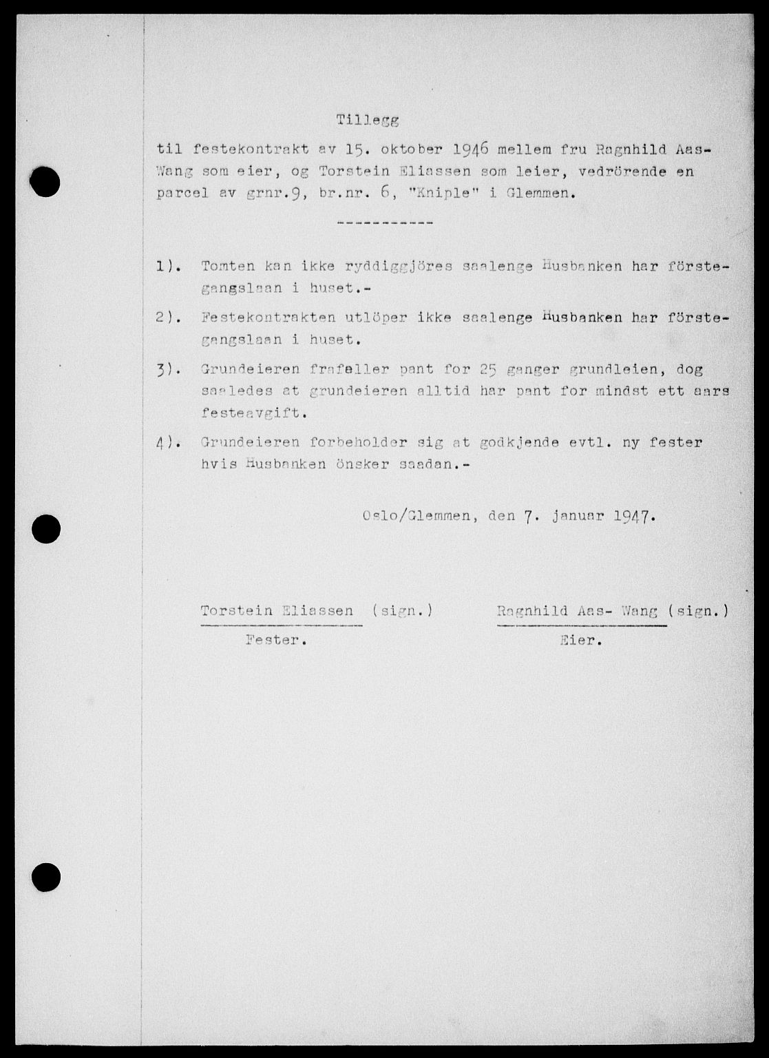 Onsøy sorenskriveri, SAO/A-10474/G/Ga/Gab/L0018: Pantebok nr. II A-18, 1946-1947, Dagboknr: 328/1947