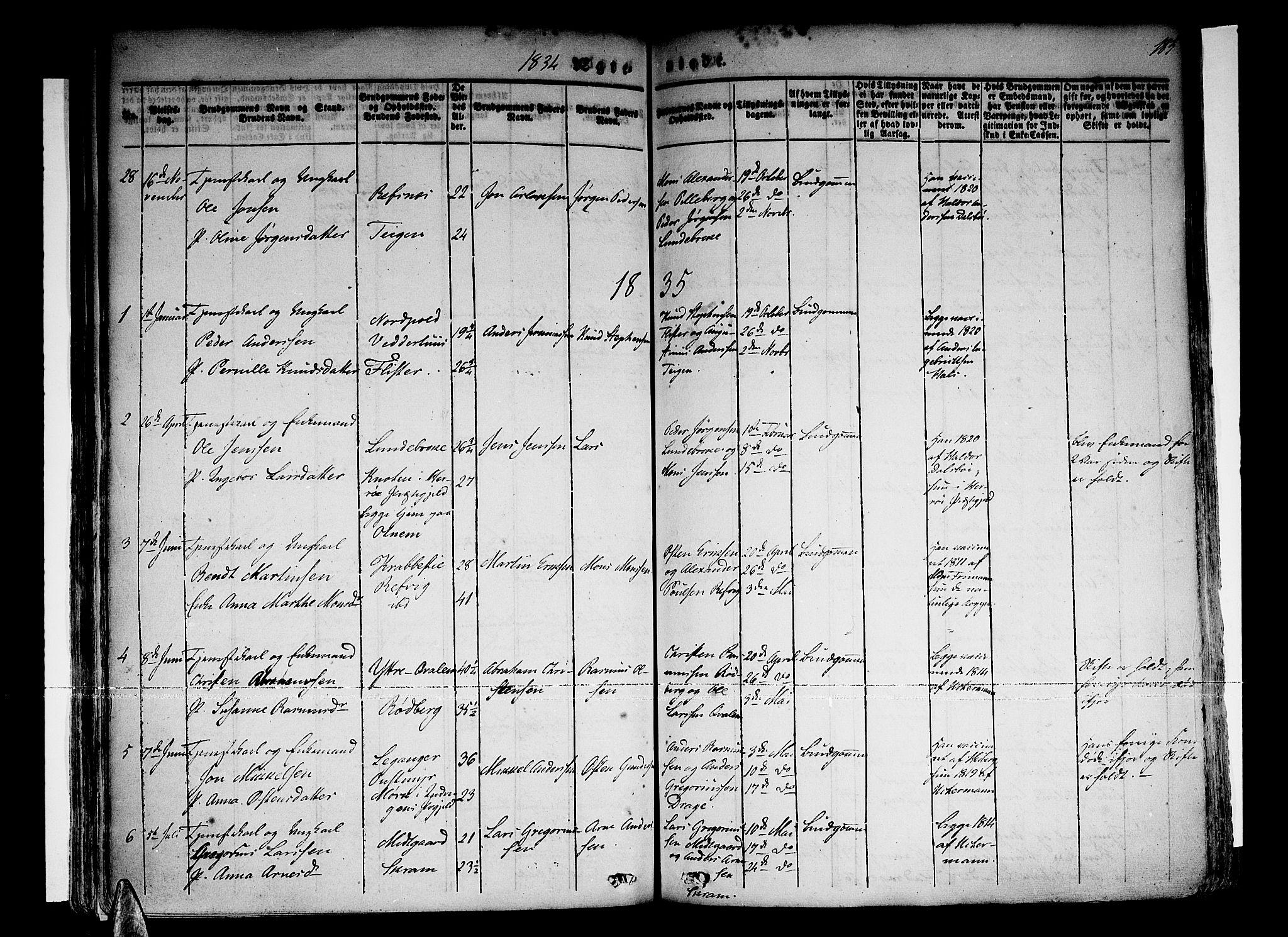 Selje sokneprestembete, AV/SAB-A-99938/H/Ha/Haa/Haaa: Ministerialbok nr. A 9, 1829-1844, s. 185