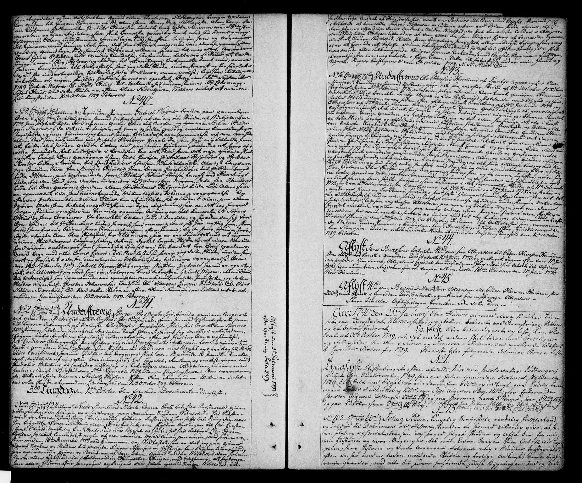 Lier, Røyken og Hurum sorenskriveri, AV/SAKO-A-89/G/Ga/Gaa/L0005: Pantebok nr. V, 1788-1801, s. 78