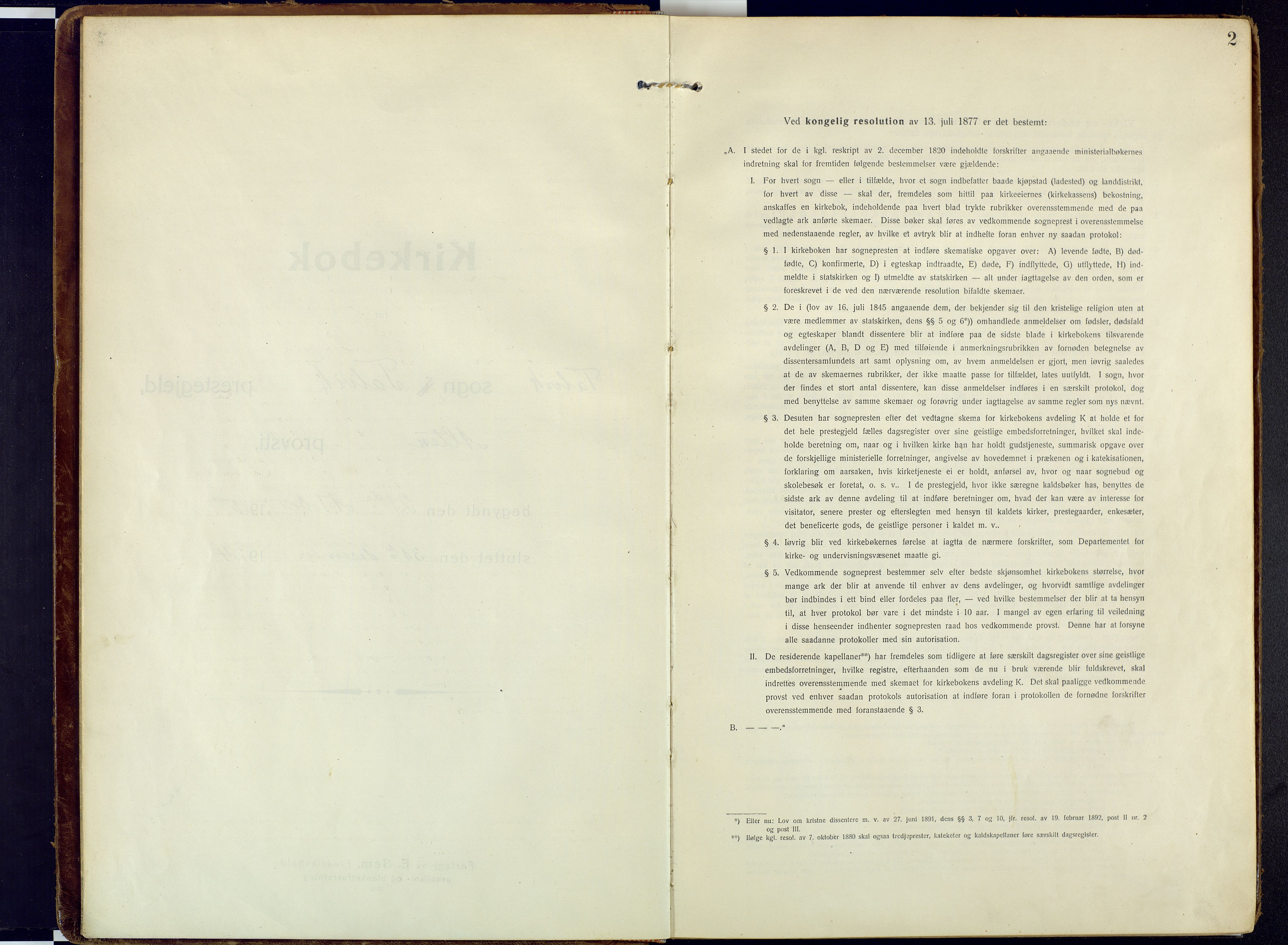 Talvik sokneprestkontor, SATØ/S-1337/H/Ha/L0018kirke: Ministerialbok nr. 18, 1915-1924