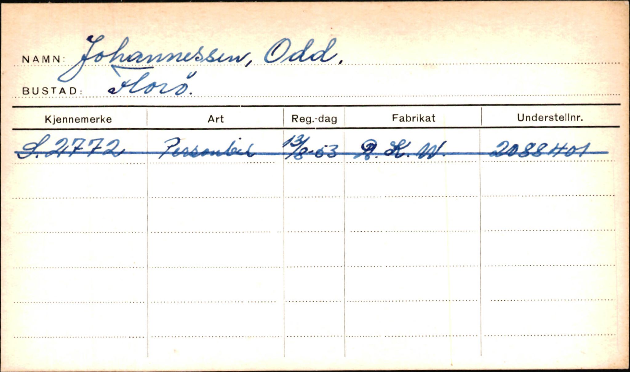 Statens vegvesen, Sogn og Fjordane vegkontor, SAB/A-5301/4/F/L0001A: Eigarregister Fjordane til 1.6.1961, 1930-1961, s. 952
