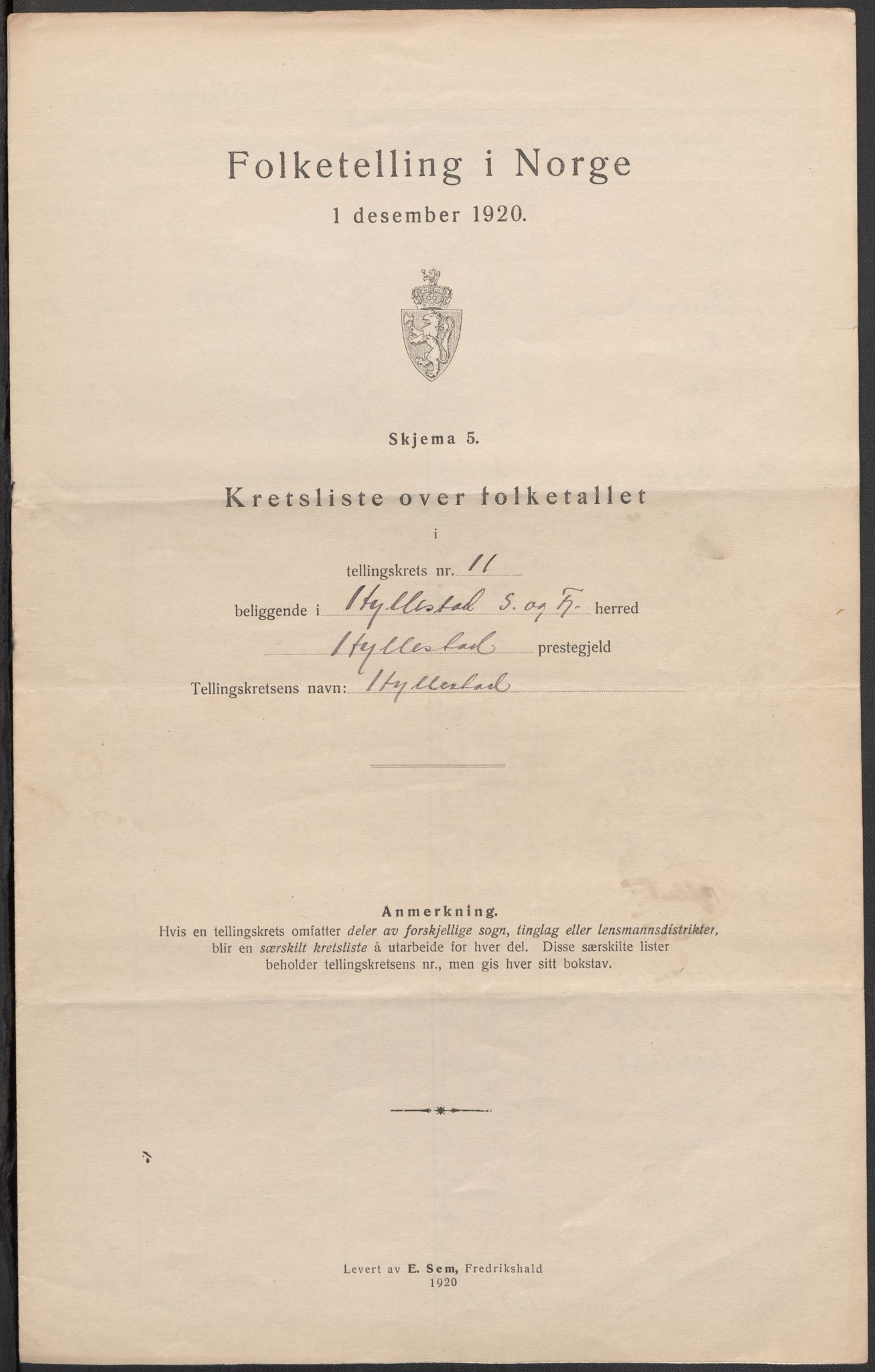 SAB, Folketelling 1920 for 1413 Hyllestad herred, 1920, s. 35