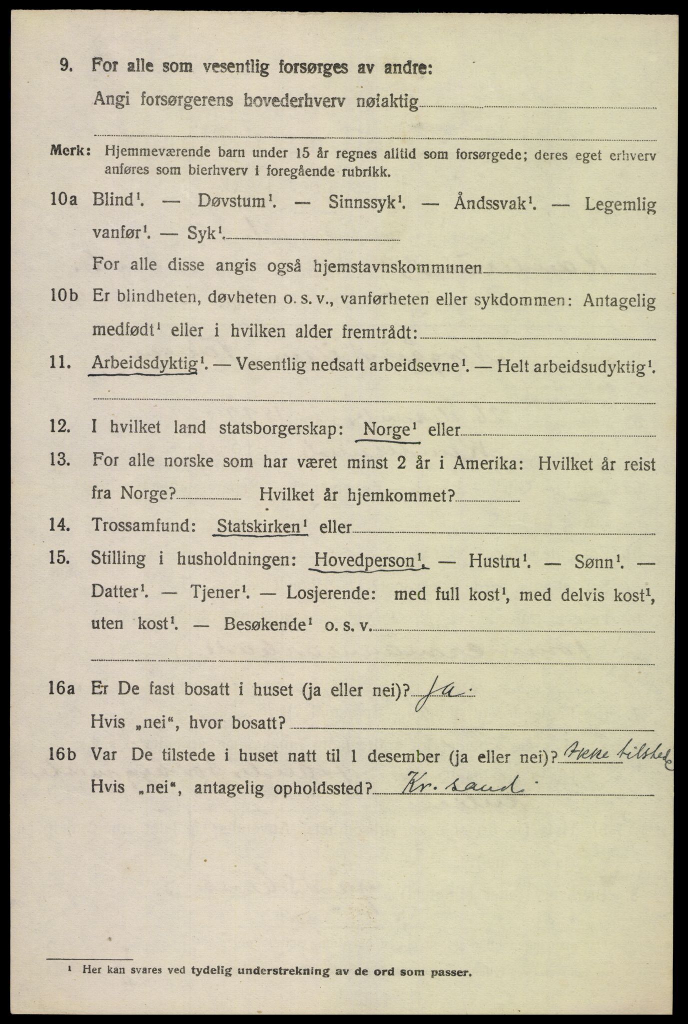 SAK, Folketelling 1920 for 1011 Randesund herred, 1920, s. 2783