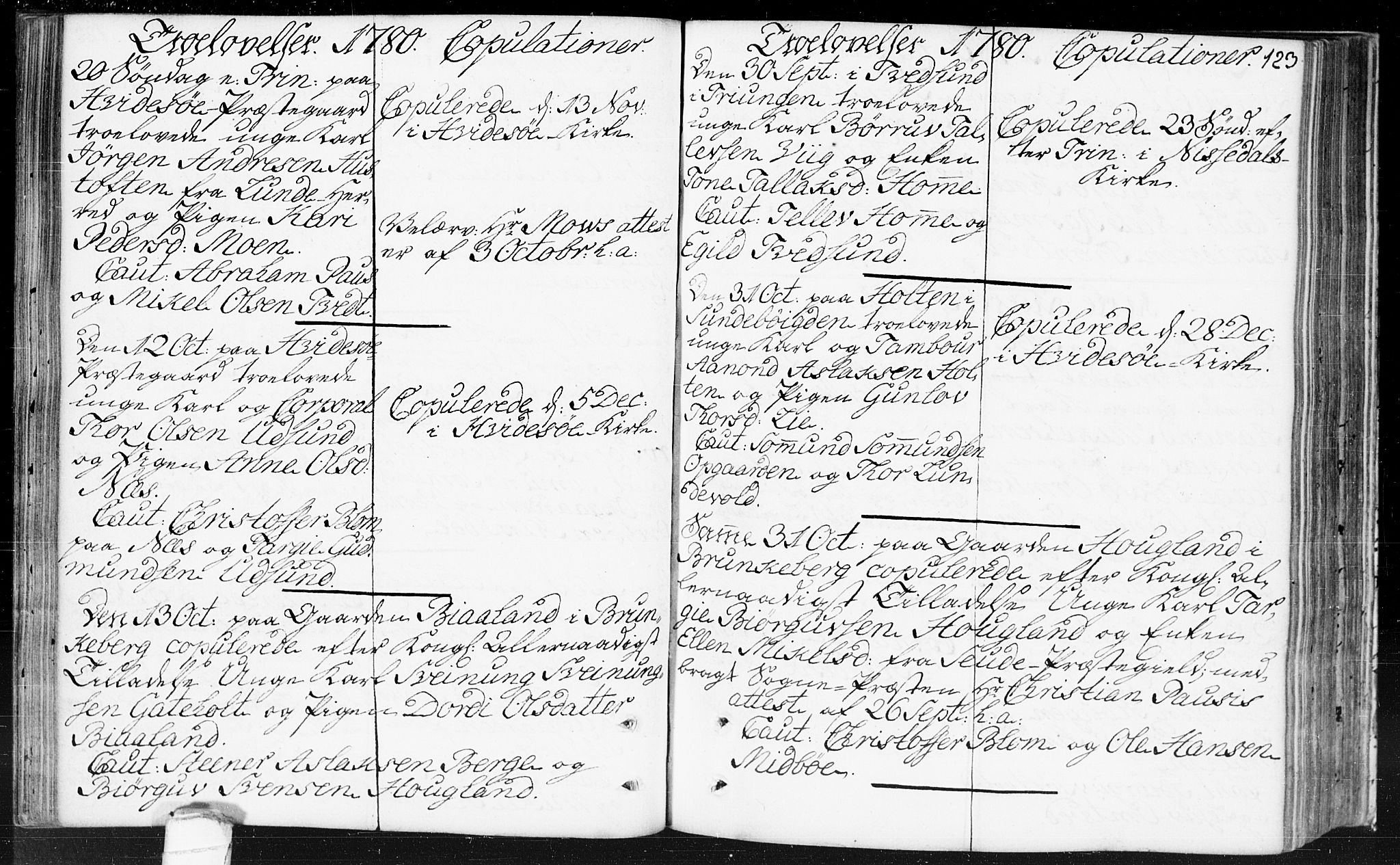 Kviteseid kirkebøker, SAKO/A-276/F/Fa/L0002: Ministerialbok nr. I 2, 1773-1786, s. 123