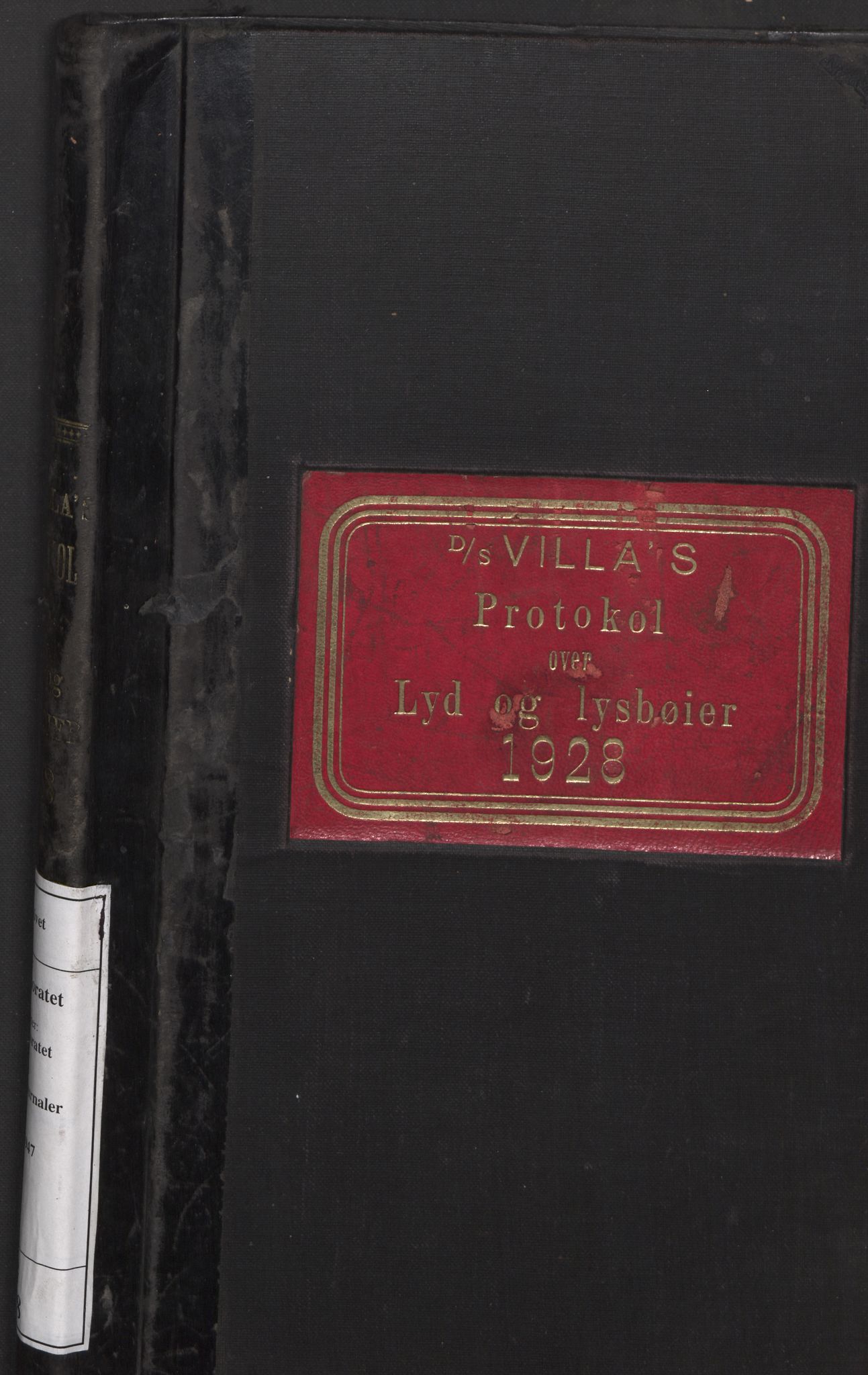 Fyrdirektoratet, AV/RA-S-1602/1/F/Fe/L0008: Skipsjournal  DS "Villa", 1928-1947