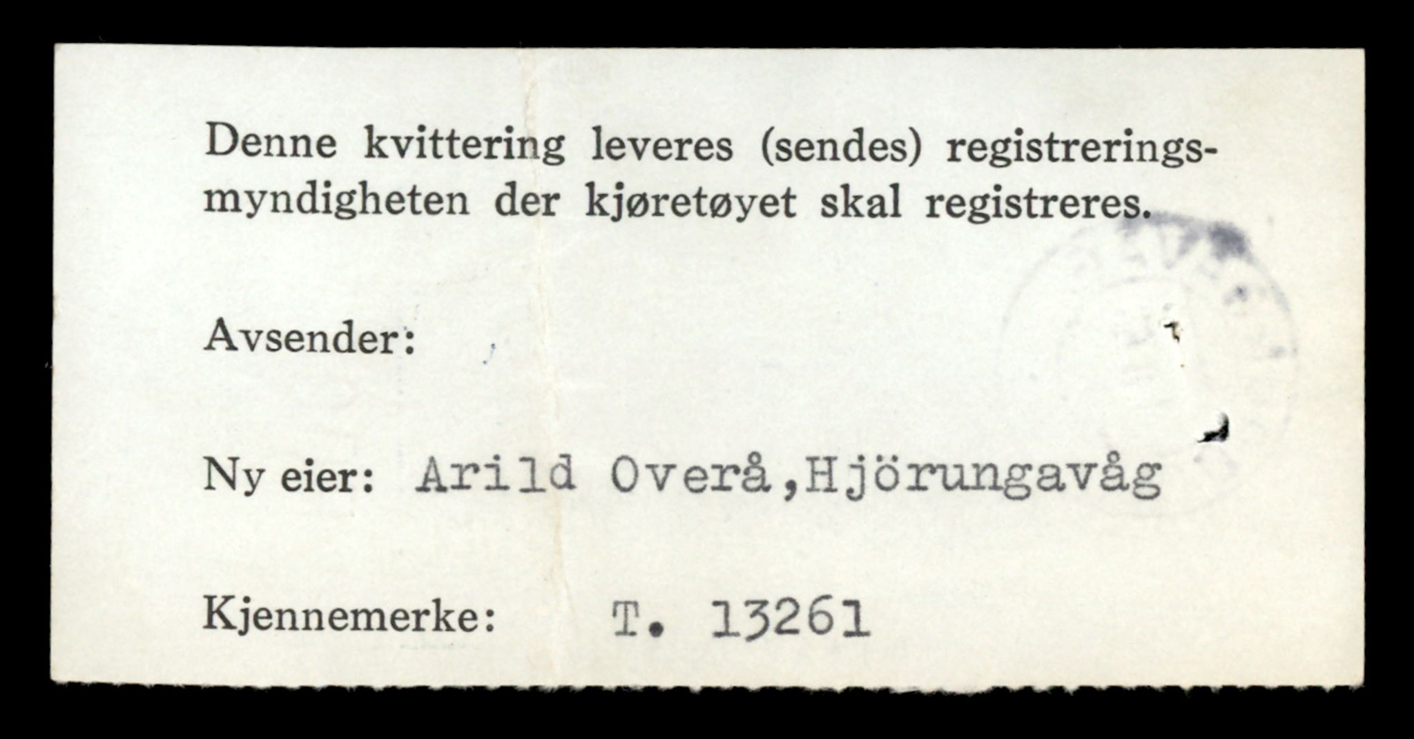 Møre og Romsdal vegkontor - Ålesund trafikkstasjon, AV/SAT-A-4099/F/Fe/L0038: Registreringskort for kjøretøy T 13180 - T 13360, 1927-1998, s. 1374