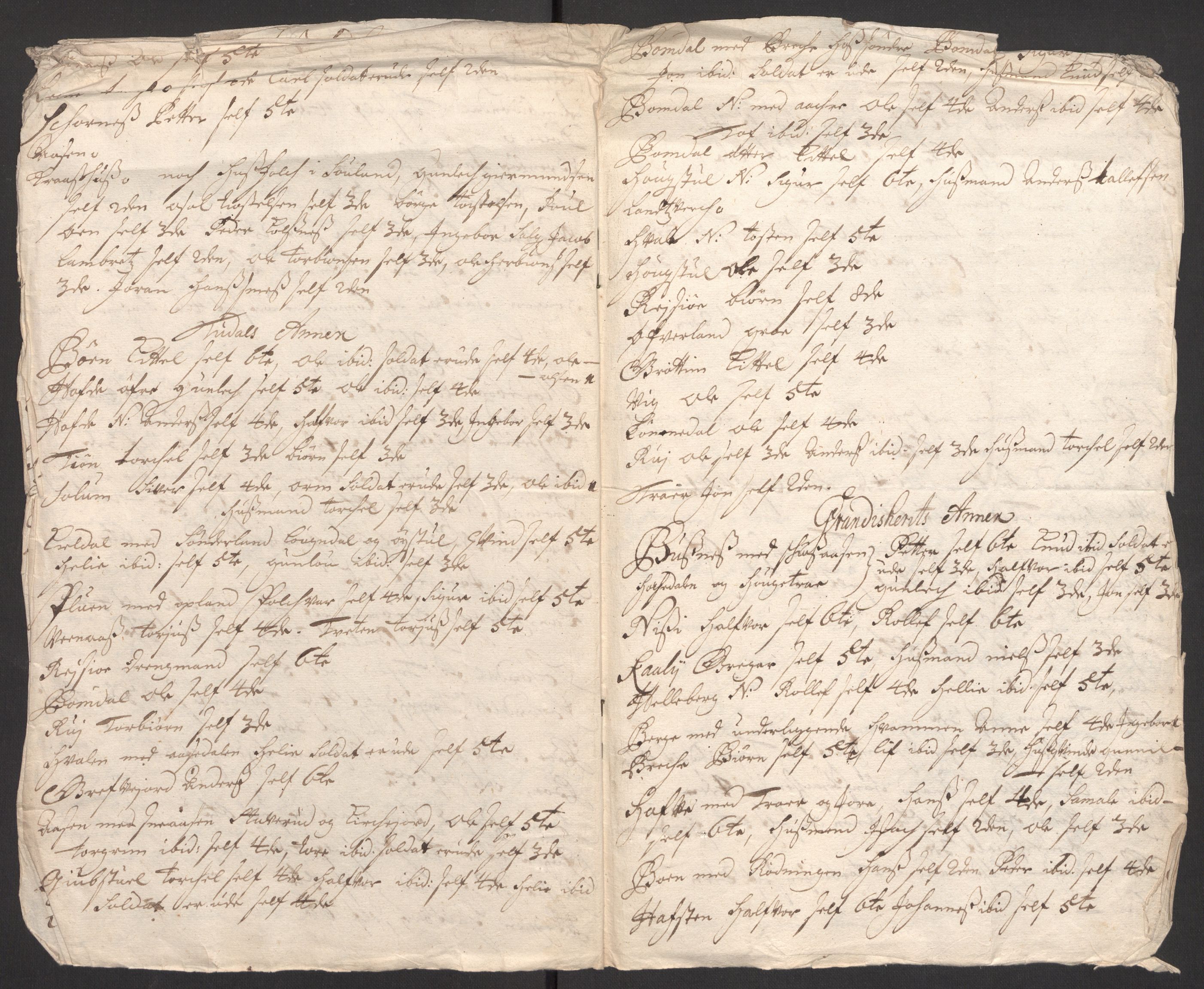 Rentekammeret inntil 1814, Reviderte regnskaper, Fogderegnskap, AV/RA-EA-4092/R36/L2121: Fogderegnskap Øvre og Nedre Telemark og Bamble, 1711, s. 172