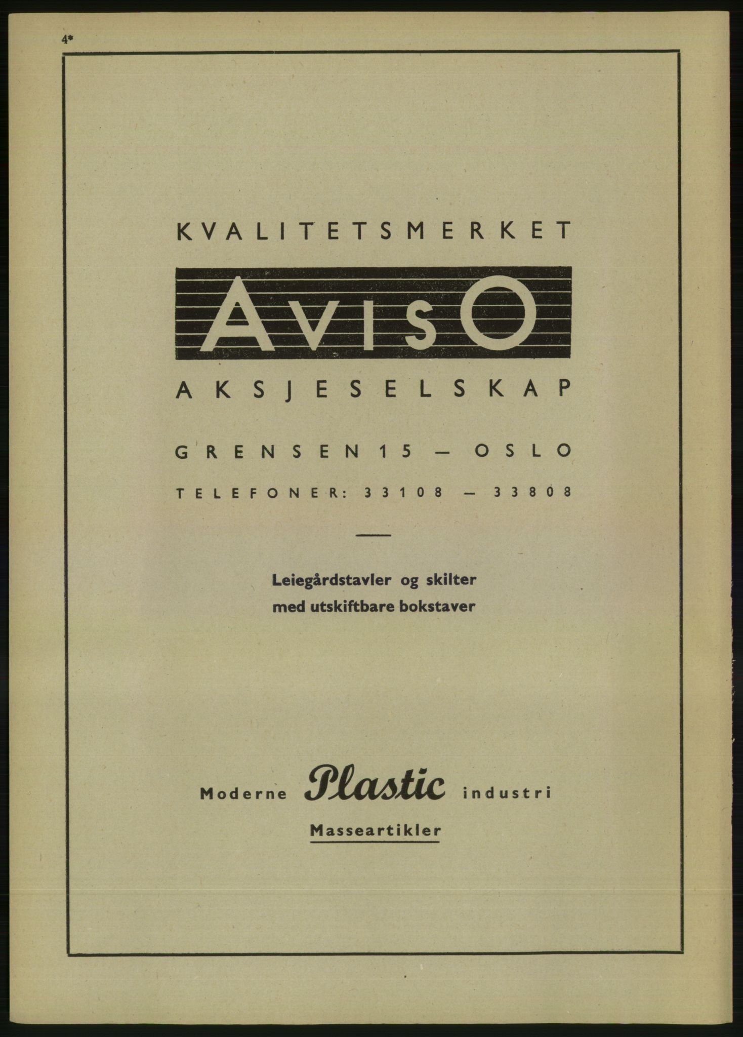 Kristiania/Oslo adressebok, PUBL/-, 1946, s. 4