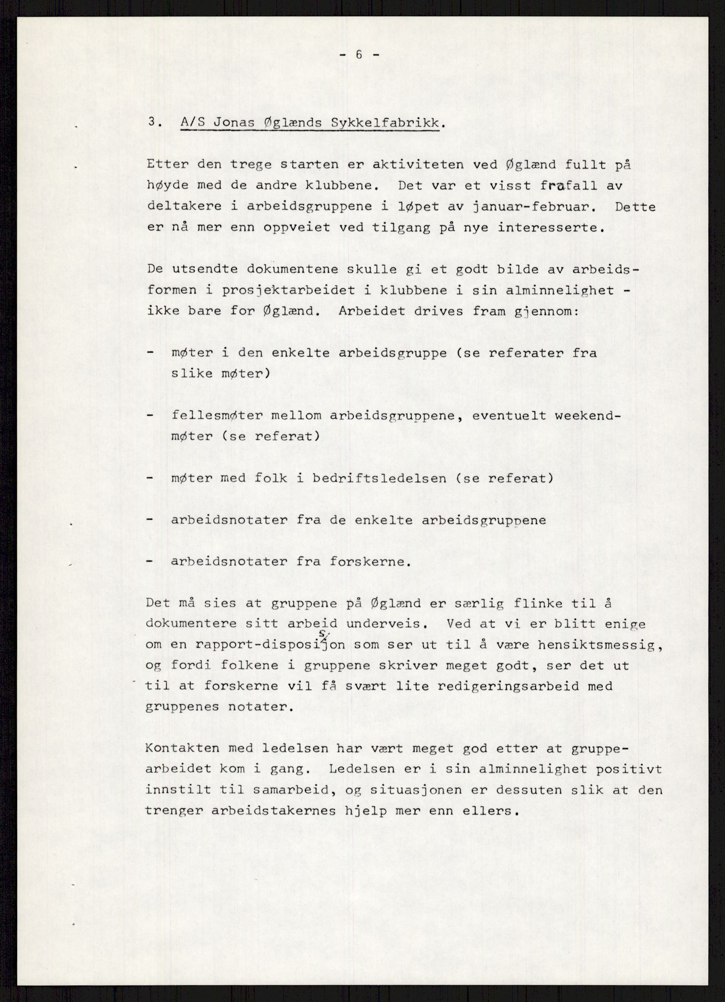 Nygaard, Kristen, AV/RA-PA-1398/F/Fi/L0009: Fagbevegelse, demokrati, Jern- og Metallprosjektet, 1970-2002, s. 547