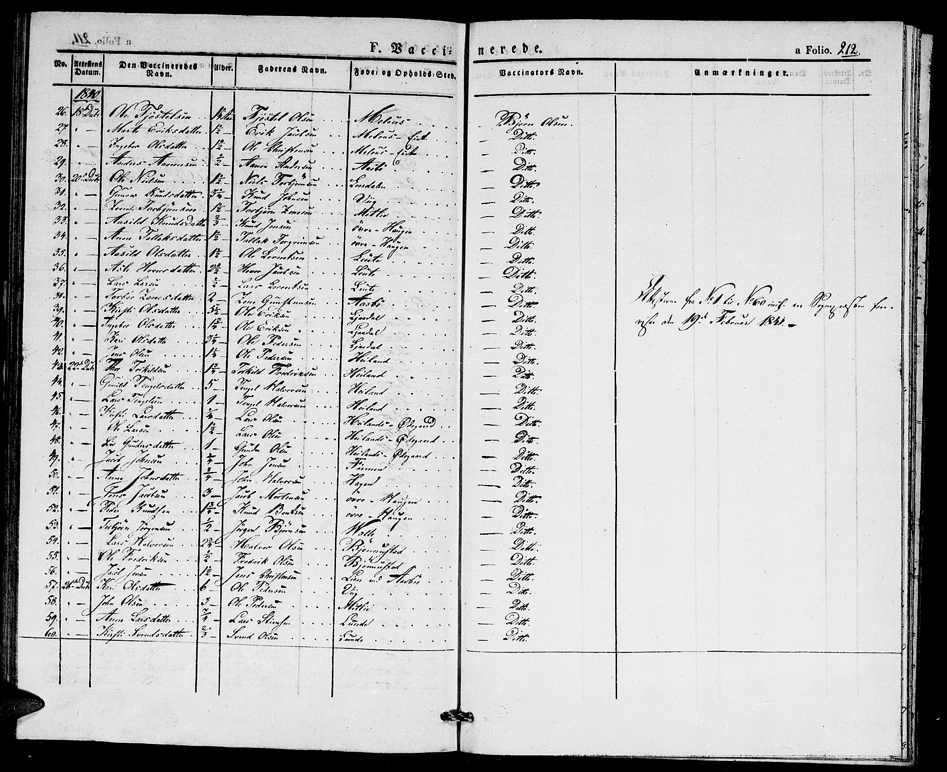Gjerstad sokneprestkontor, AV/SAK-1111-0014/F/Fa/Faa/L0005: Ministerialbok nr. A 5, 1829-1841, s. 212