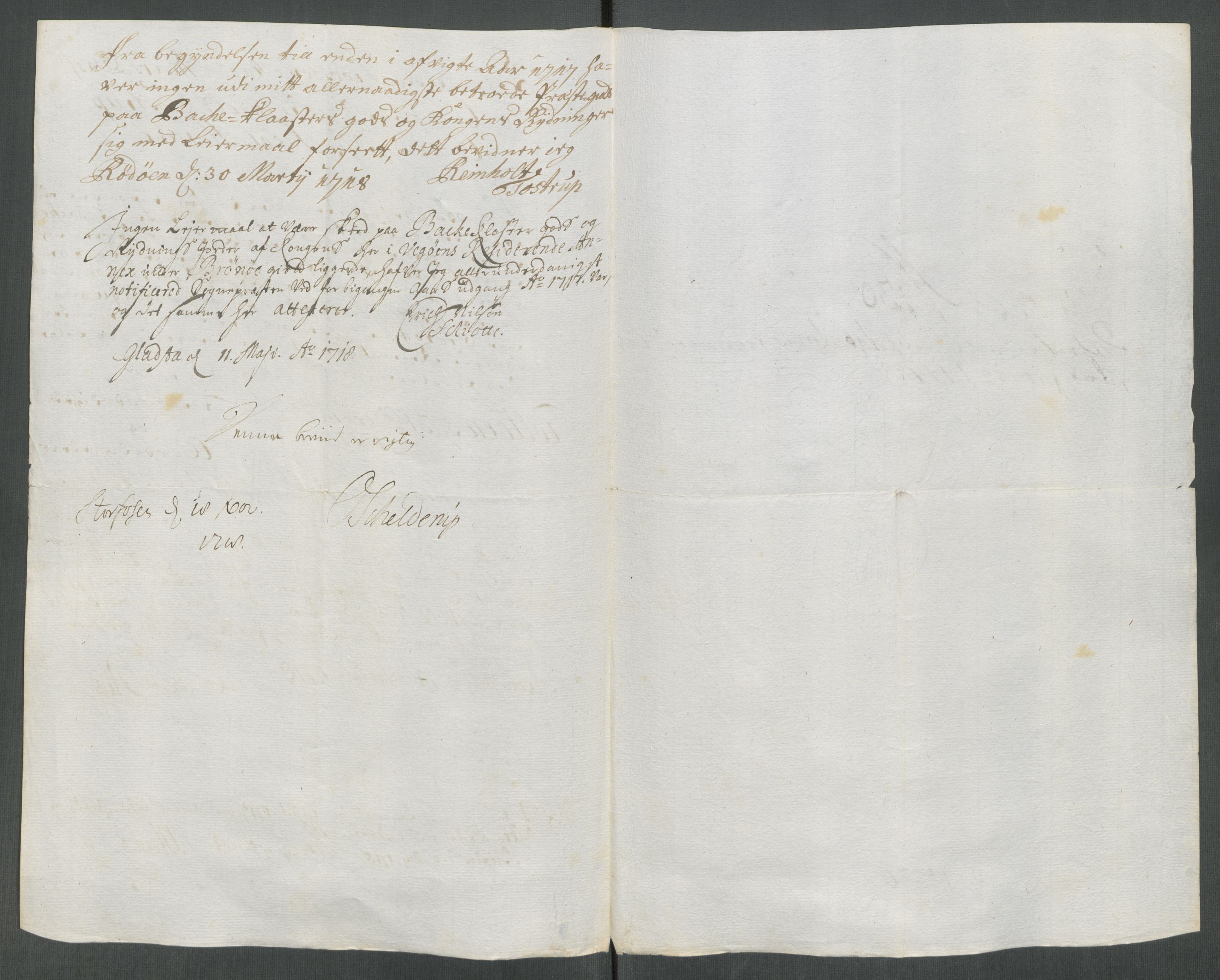 Rentekammeret inntil 1814, Reviderte regnskaper, Fogderegnskap, RA/EA-4092/R65/L4515: Fogderegnskap Helgeland, 1717, s. 275