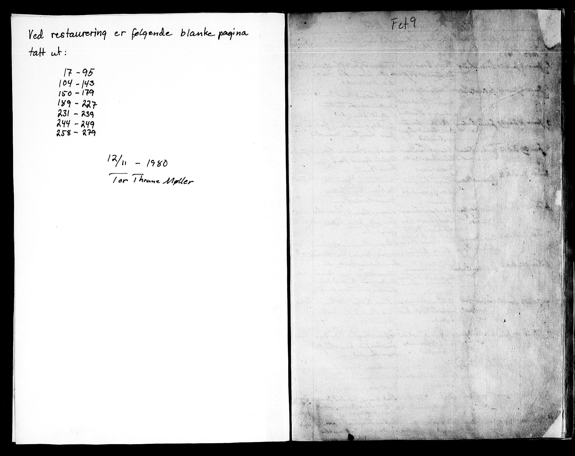 Fet prestekontor Kirkebøker, AV/SAO-A-10370a/F/Fa/L0009: Ministerialbok nr. I 9, 1843-1846