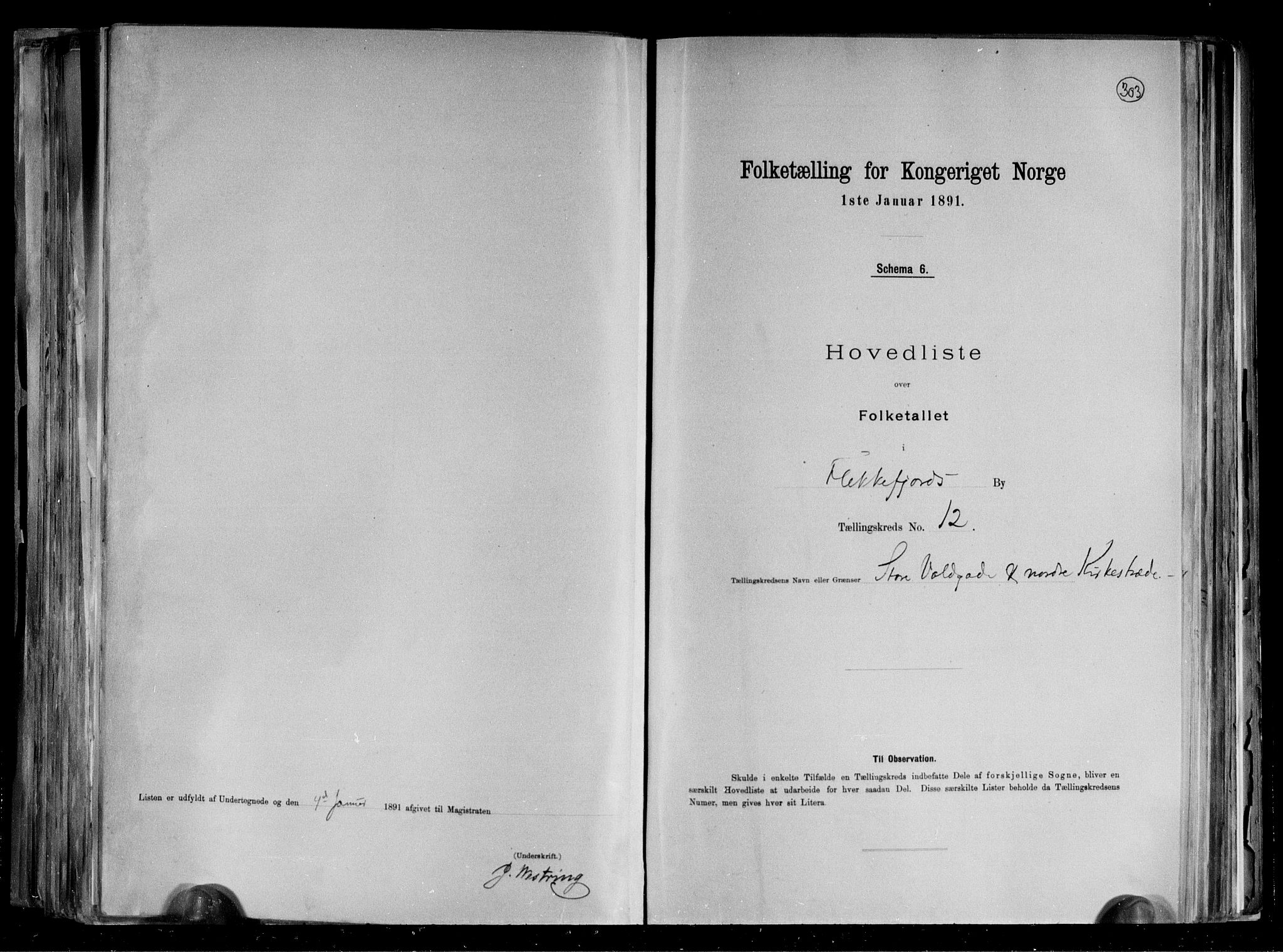 RA, Folketelling 1891 for 1004 Flekkefjord kjøpstad, 1891, s. 22
