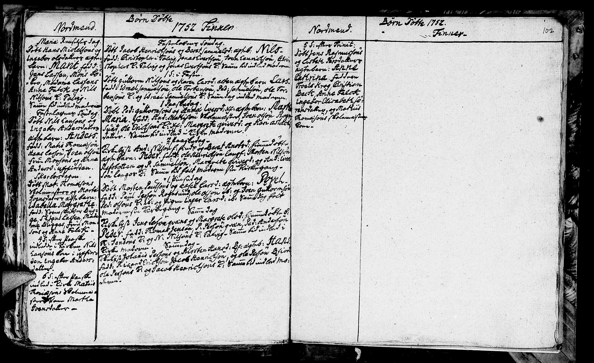 Talvik sokneprestkontor, AV/SATØ-S-1337/H/Ha/L0003kirke: Ministerialbok nr. 3, 1735-1752, s. 102