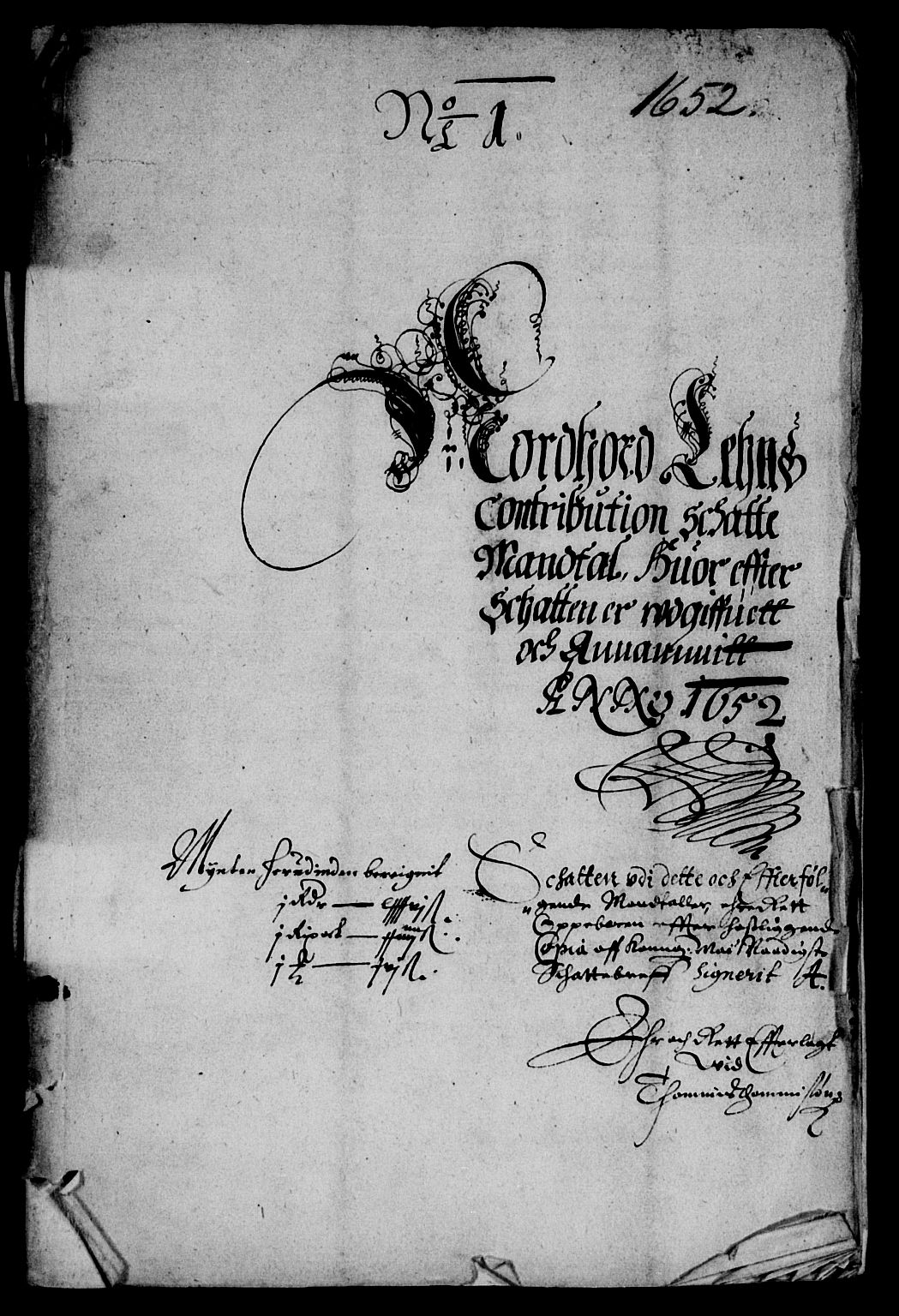 Rentekammeret inntil 1814, Reviderte regnskaper, Lensregnskaper, RA/EA-5023/R/Rb/Rbt/L0122: Bergenhus len, 1652-1653
