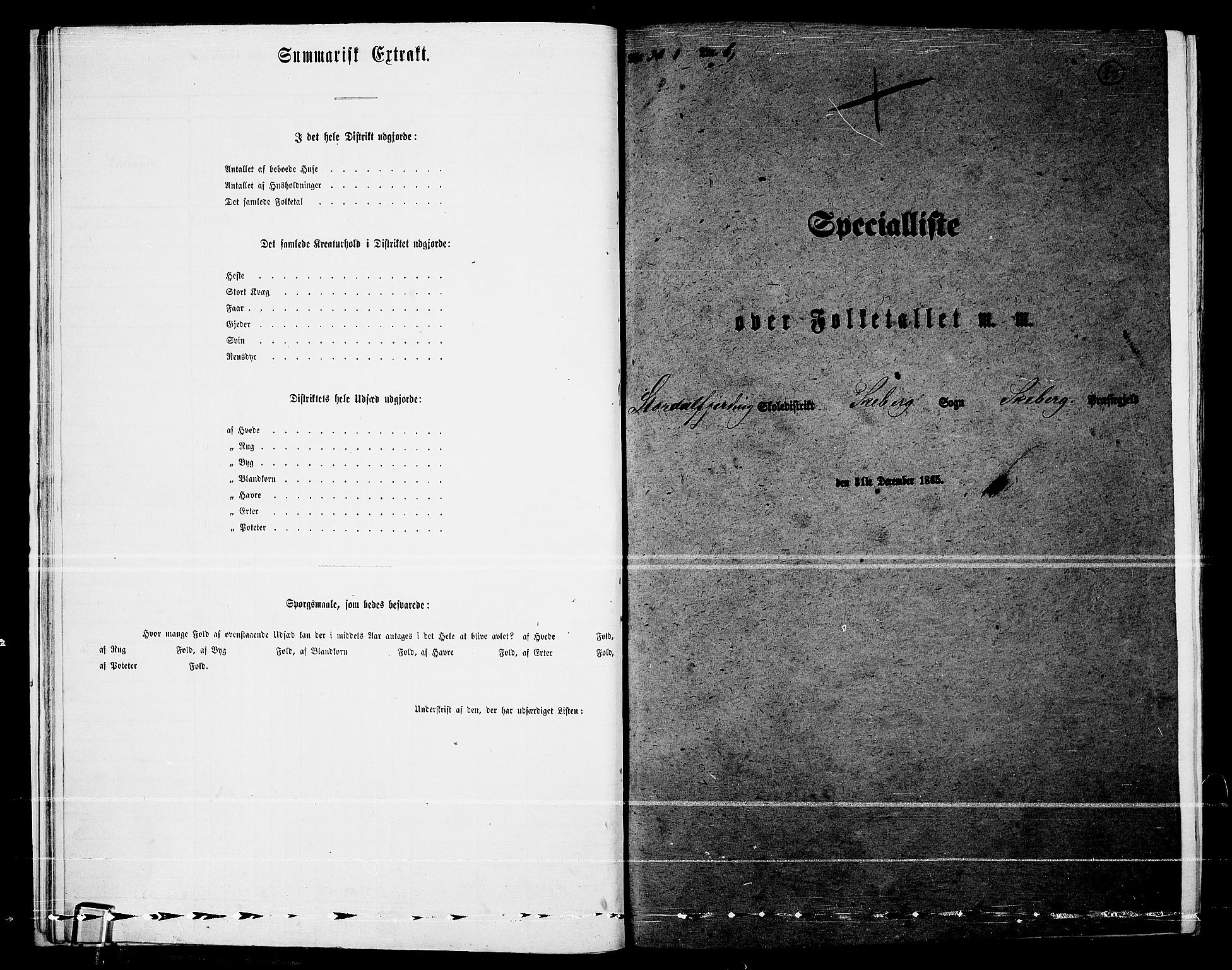 RA, Folketelling 1865 for 0115P Skjeberg prestegjeld, 1865, s. 25