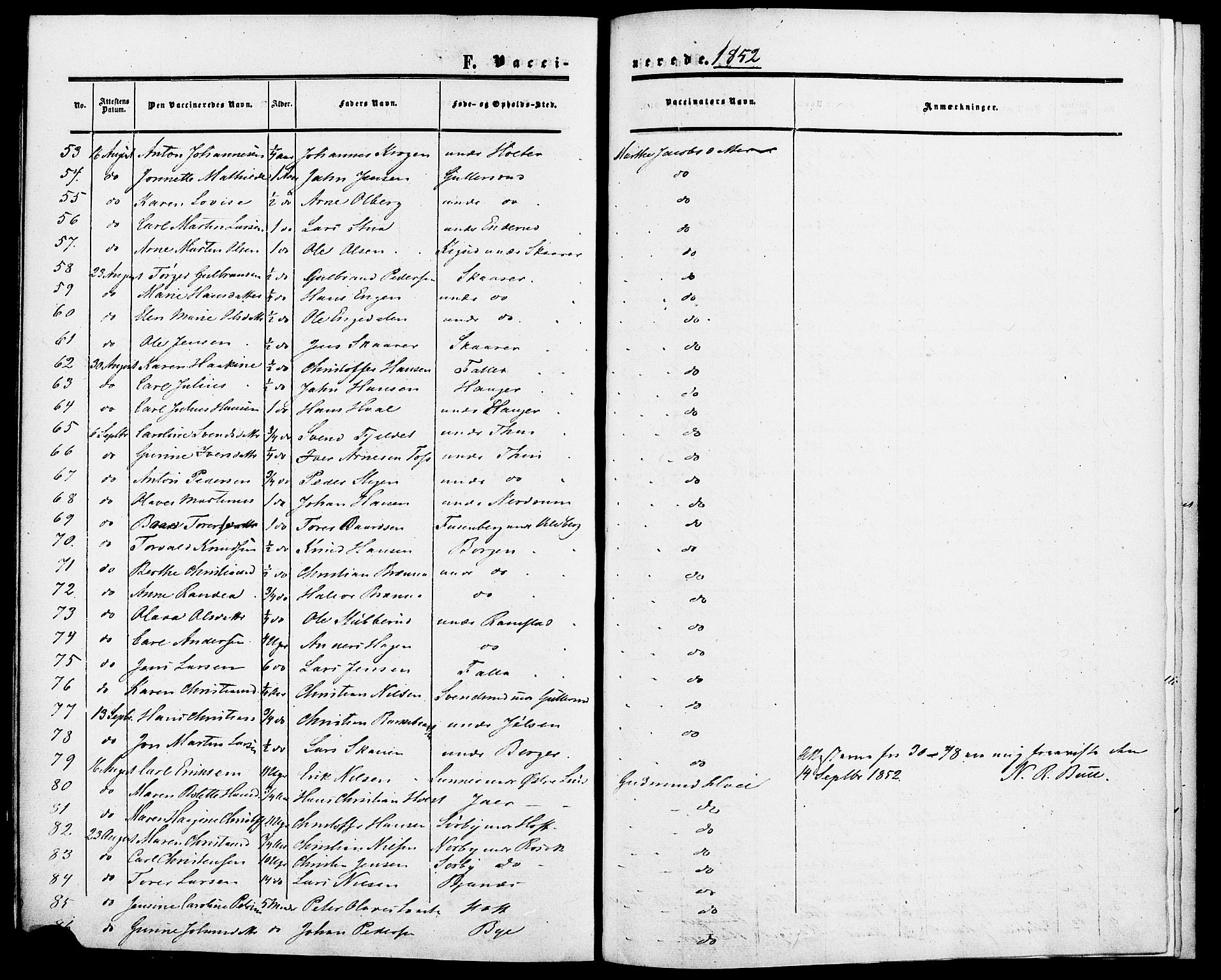 Fet prestekontor Kirkebøker, AV/SAO-A-10370a/F/Fa/L0010a: Ministerialbok nr. I 10A, 1851-1859