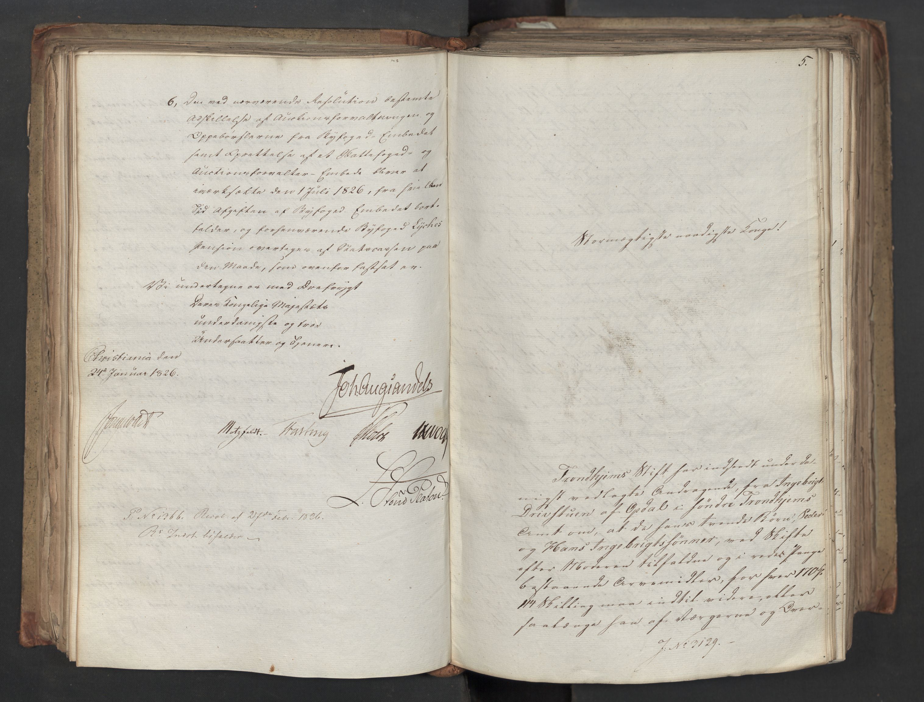 Statsrådsavdelingen i Stockholm, AV/RA-S-1003/D/Da/L0045: Regjeringsinnstillinger nr. 3067-3307, 1826, s. 164