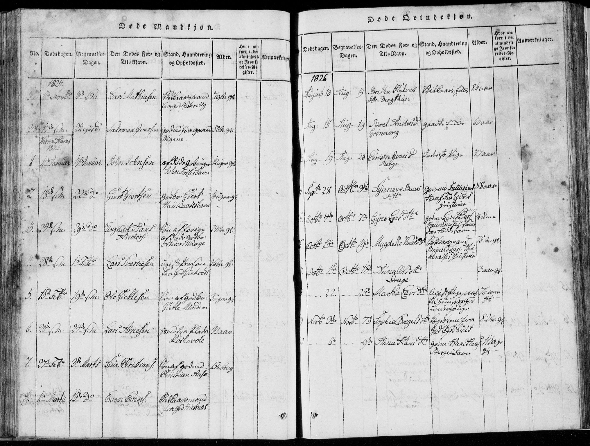 Strandebarm sokneprestembete, AV/SAB-A-78401/H/Hab: Klokkerbok nr. A  1, 1816-1826, s. 116