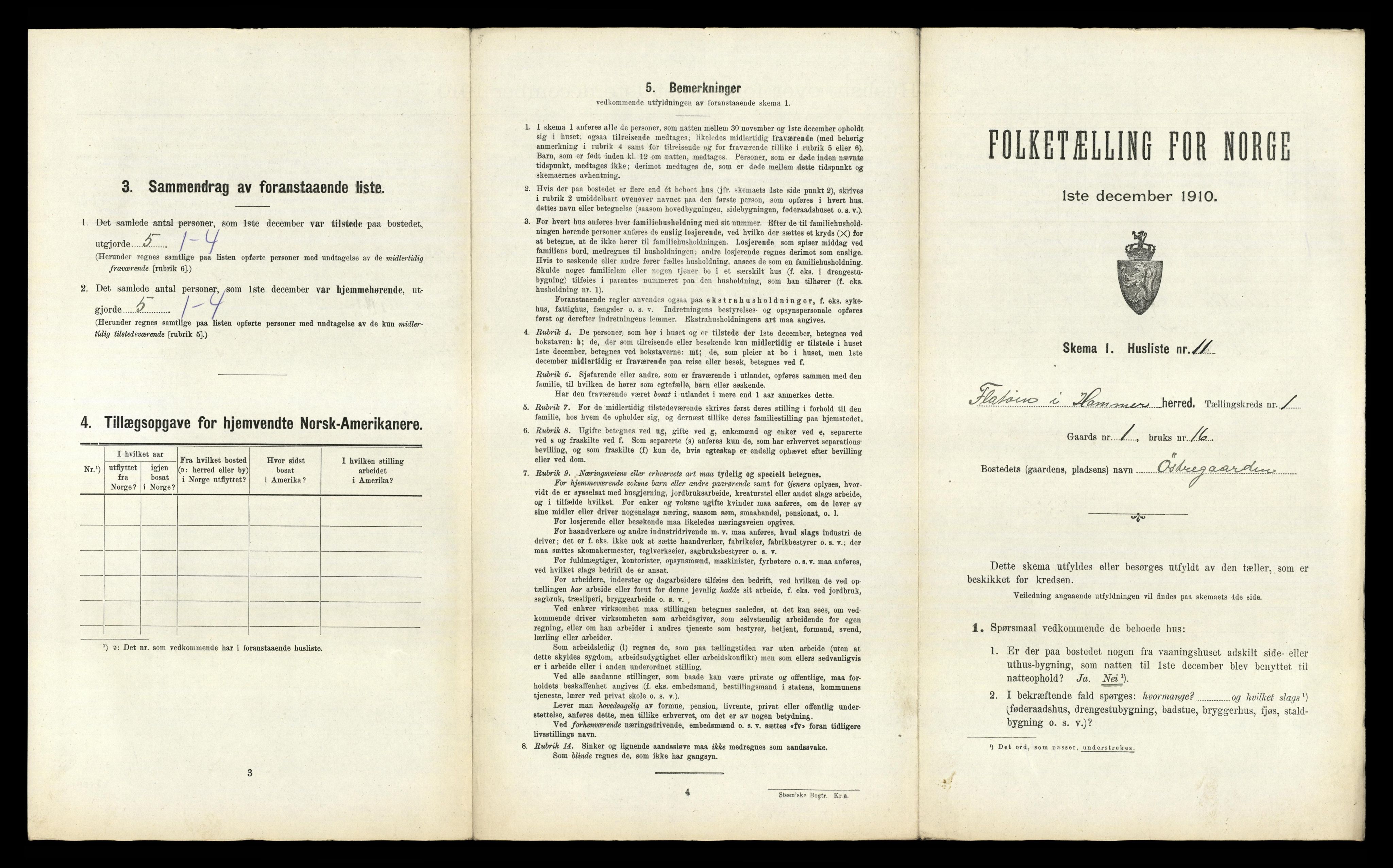 RA, Folketelling 1910 for 1254 Hamre herred, 1910, s. 60