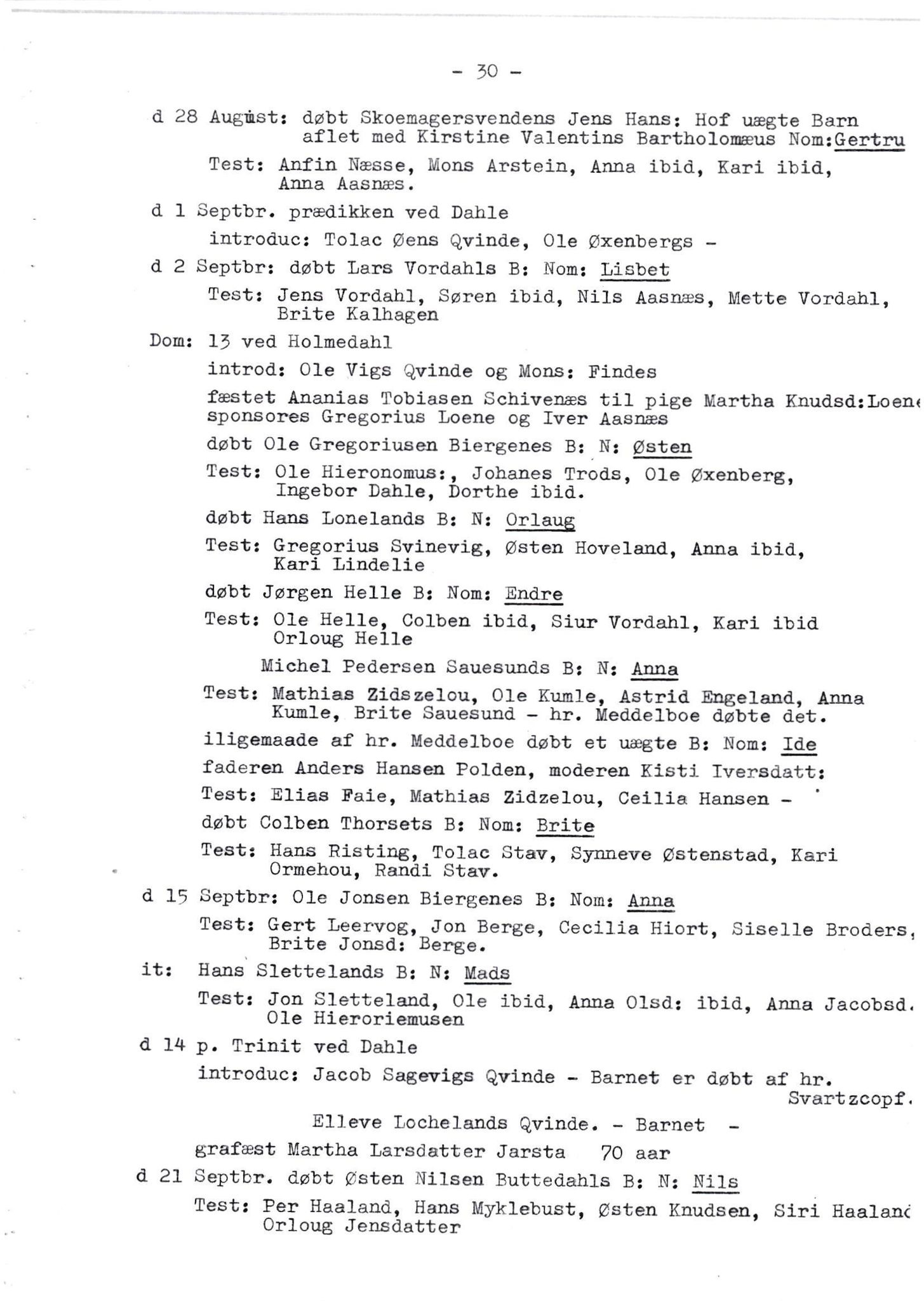 Samling av fulltekstavskrifter, SAB/FULLTEKST/B/14/0010: Fjaler sokneprestembete, ministerialbok nr. A 1, 1755-1778, s. 31