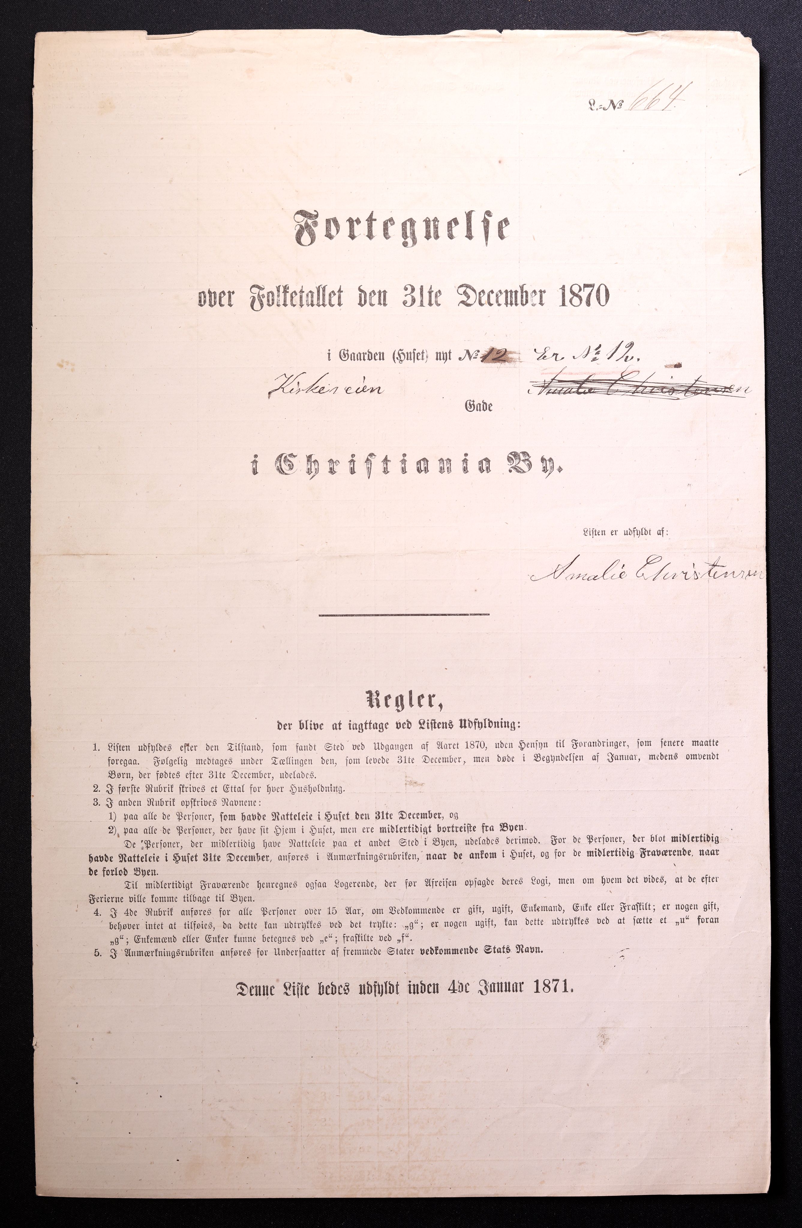 RA, Folketelling 1870 for 0301 Kristiania kjøpstad, 1870, s. 1530