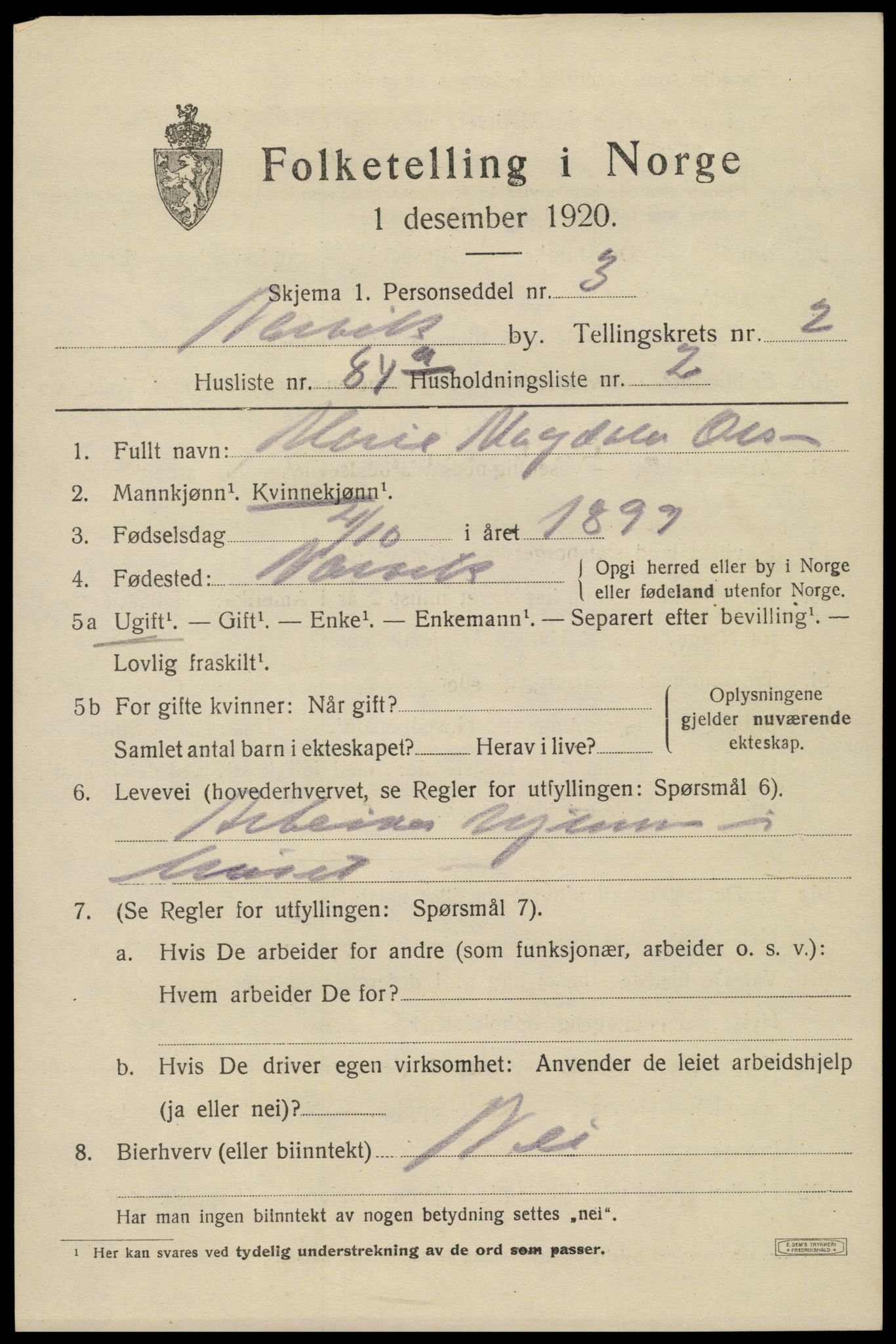 SAT, Folketelling 1920 for 1805 Narvik kjøpstad, 1920, s. 10040