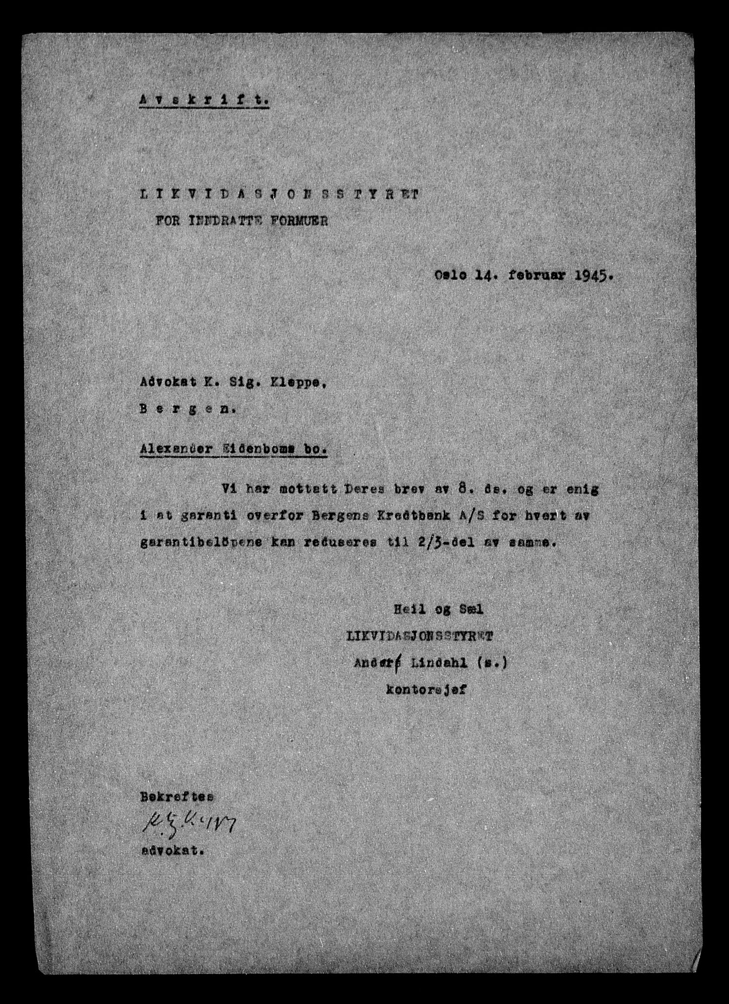 Justisdepartementet, Tilbakeføringskontoret for inndratte formuer, AV/RA-S-1564/H/Hc/Hcd/L0994: --, 1945-1947, s. 347
