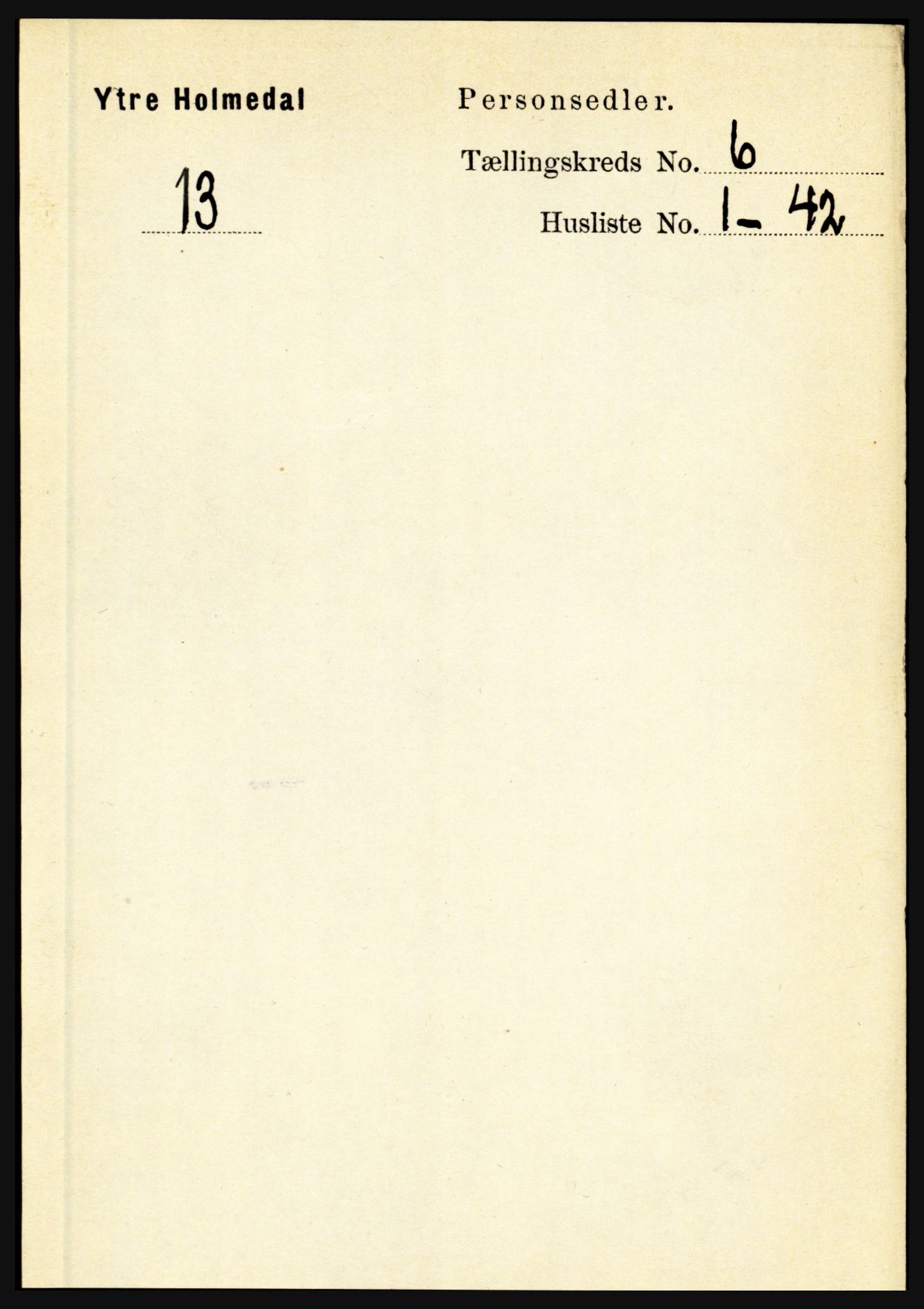 RA, Folketelling 1891 for 1429 Ytre Holmedal herred, 1891, s. 1331