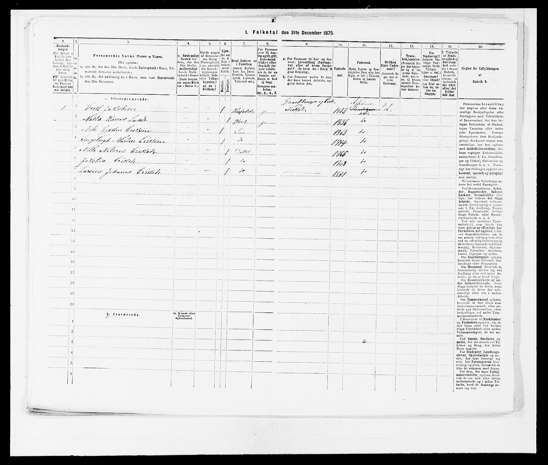 SAB, Folketelling 1875 for 1247P Askøy prestegjeld, 1875, s. 420