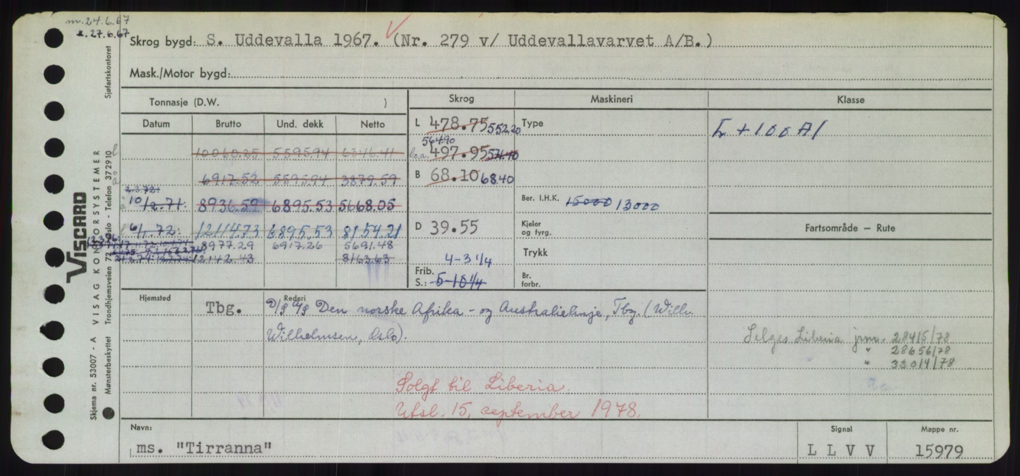 Sjøfartsdirektoratet med forløpere, Skipsmålingen, AV/RA-S-1627/H/Hd/L0039: Fartøy, Ti-Tø, s. 71