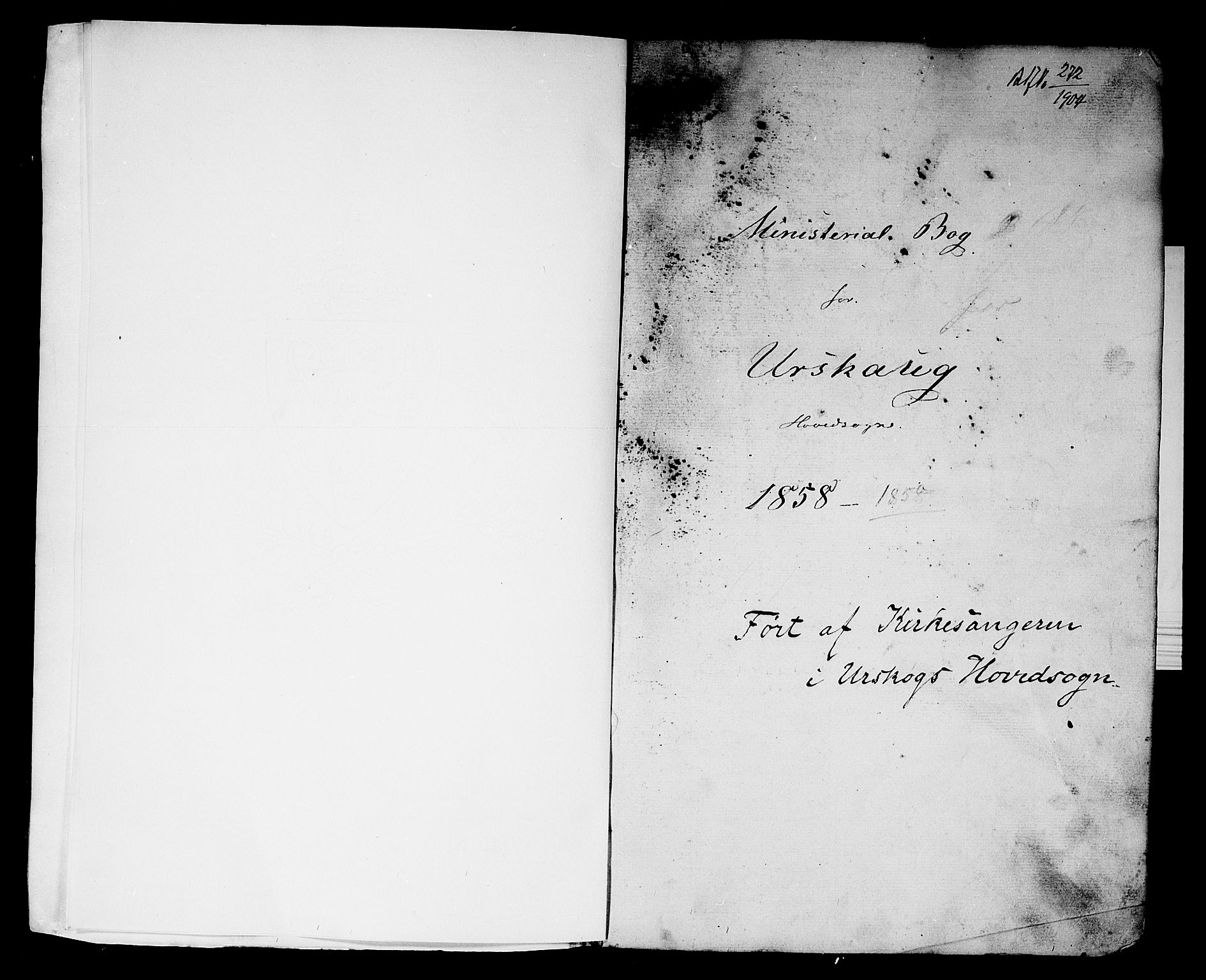 Aurskog prestekontor Kirkebøker, SAO/A-10304a/G/Ga/L0003: Klokkerbok nr. I 3, 1858-1883