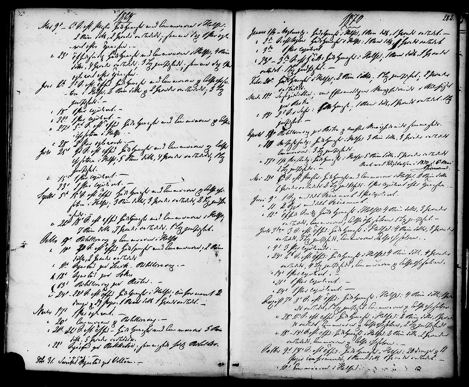 Ministerialprotokoller, klokkerbøker og fødselsregistre - Møre og Romsdal, AV/SAT-A-1454/576/L0884: Ministerialbok nr. 576A02, 1865-1879, s. 282