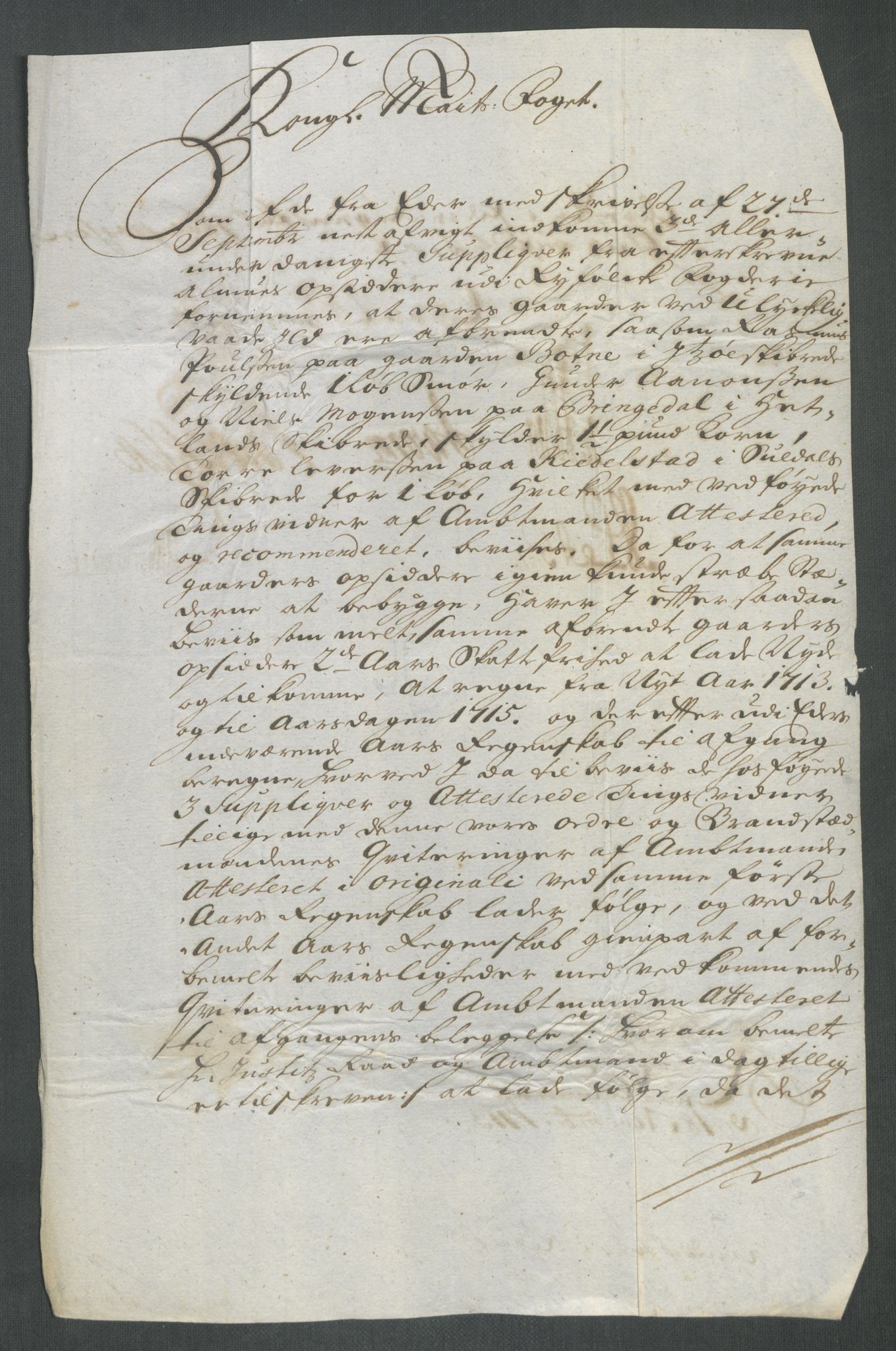 Rentekammeret inntil 1814, Reviderte regnskaper, Fogderegnskap, RA/EA-4092/R47/L2866: Fogderegnskap Ryfylke, 1713, s. 391