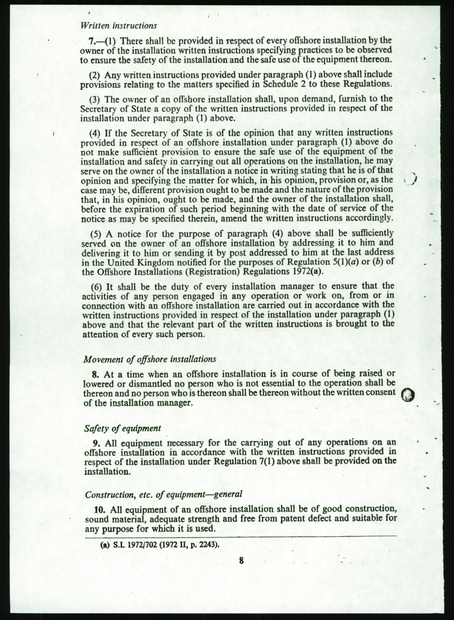 Justisdepartementet, Granskningskommisjonen ved Alexander Kielland-ulykken 27.3.1980, AV/RA-S-1165/D/L0002: I Det norske Veritas (I1-I5, I7-I11, I14-I17, I21-I28, I30-I31)/B Stavanger Drilling A/S (B4), 1980-1981, s. 289