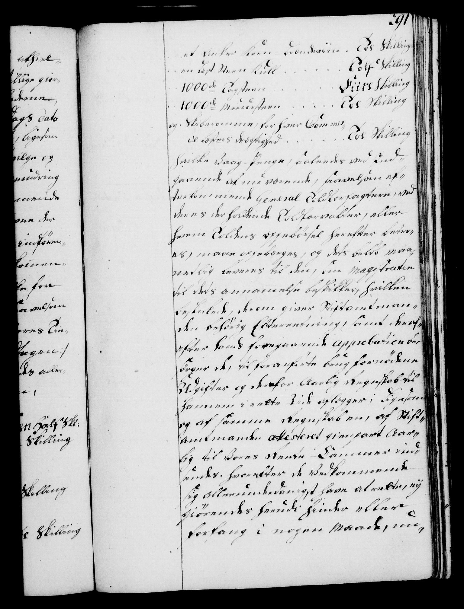 Rentekammeret, Kammerkanselliet, RA/EA-3111/G/Gg/Gga/L0006: Norsk ekspedisjonsprotokoll med register (merket RK 53.6), 1749-1759, s. 291