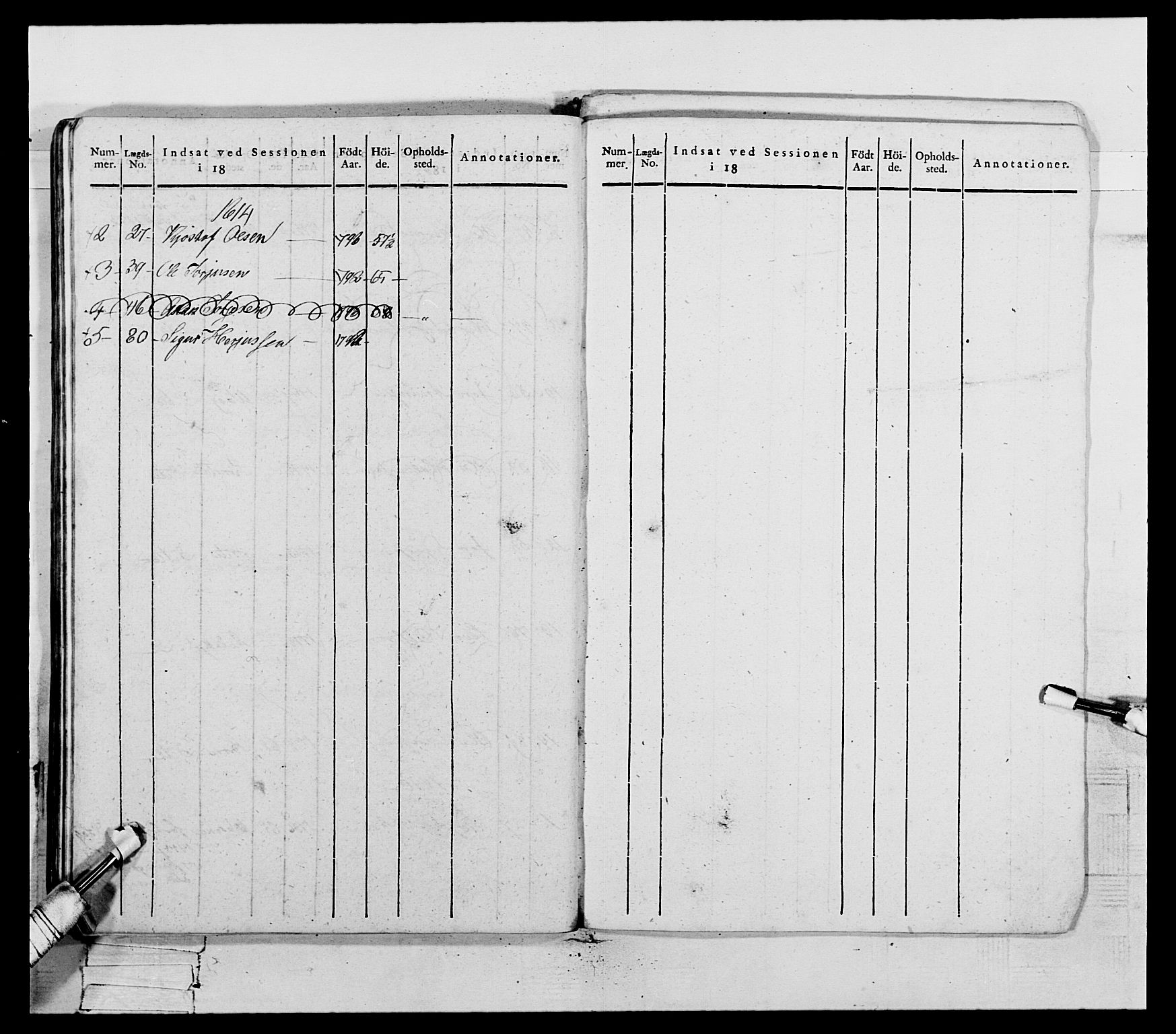 Generalitets- og kommissariatskollegiet, Det kongelige norske kommissariatskollegium, AV/RA-EA-5420/E/Eh/L0118: Telemarkske nasjonale infanteriregiment, 1814, s. 199