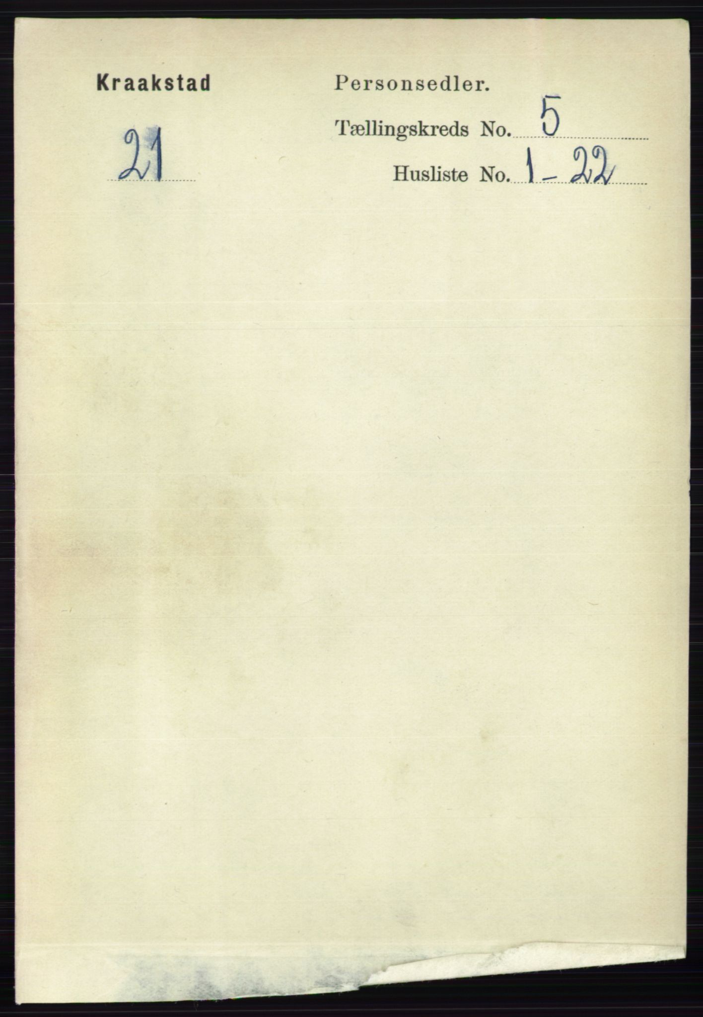 RA, Folketelling 1891 for 0212 Kråkstad herred, 1891, s. 2484